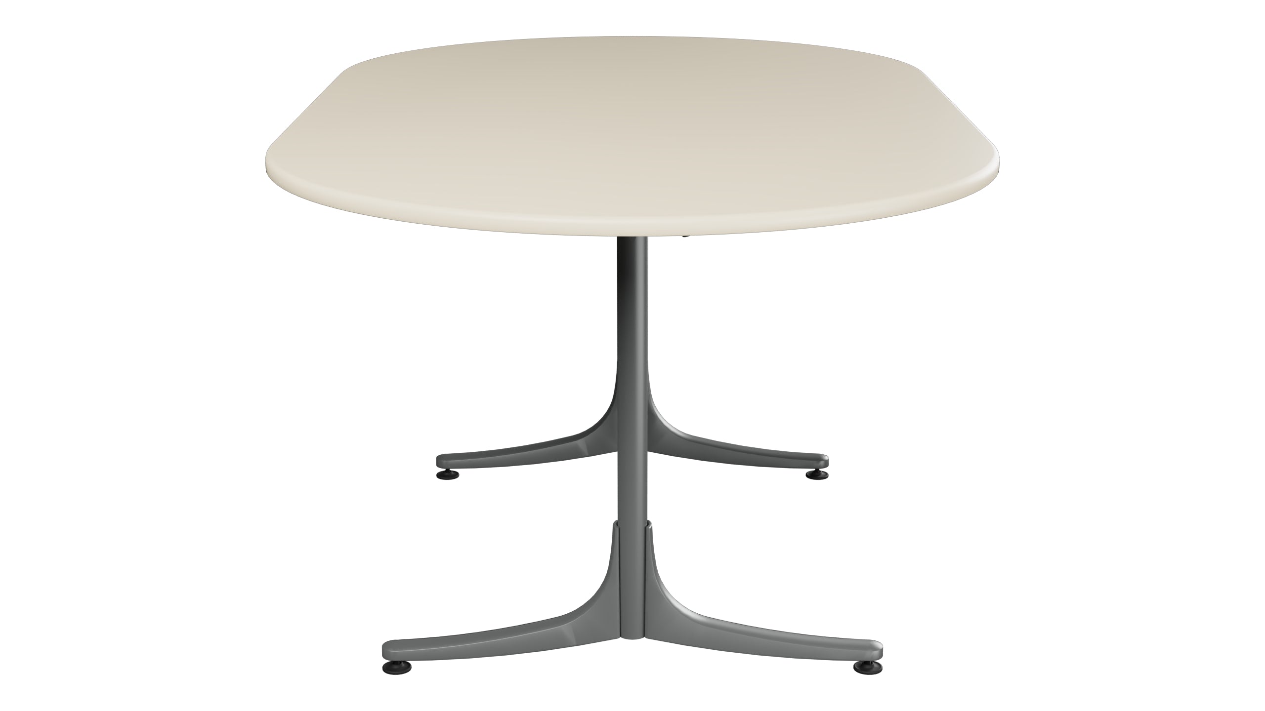 Schaffhausen Glasfaser-Gartentisch 160x95 oval klappbar in Pastellsand präsentiert im Onlineshop von KAQTU Design AG. Gartentisch ist von Schaffner