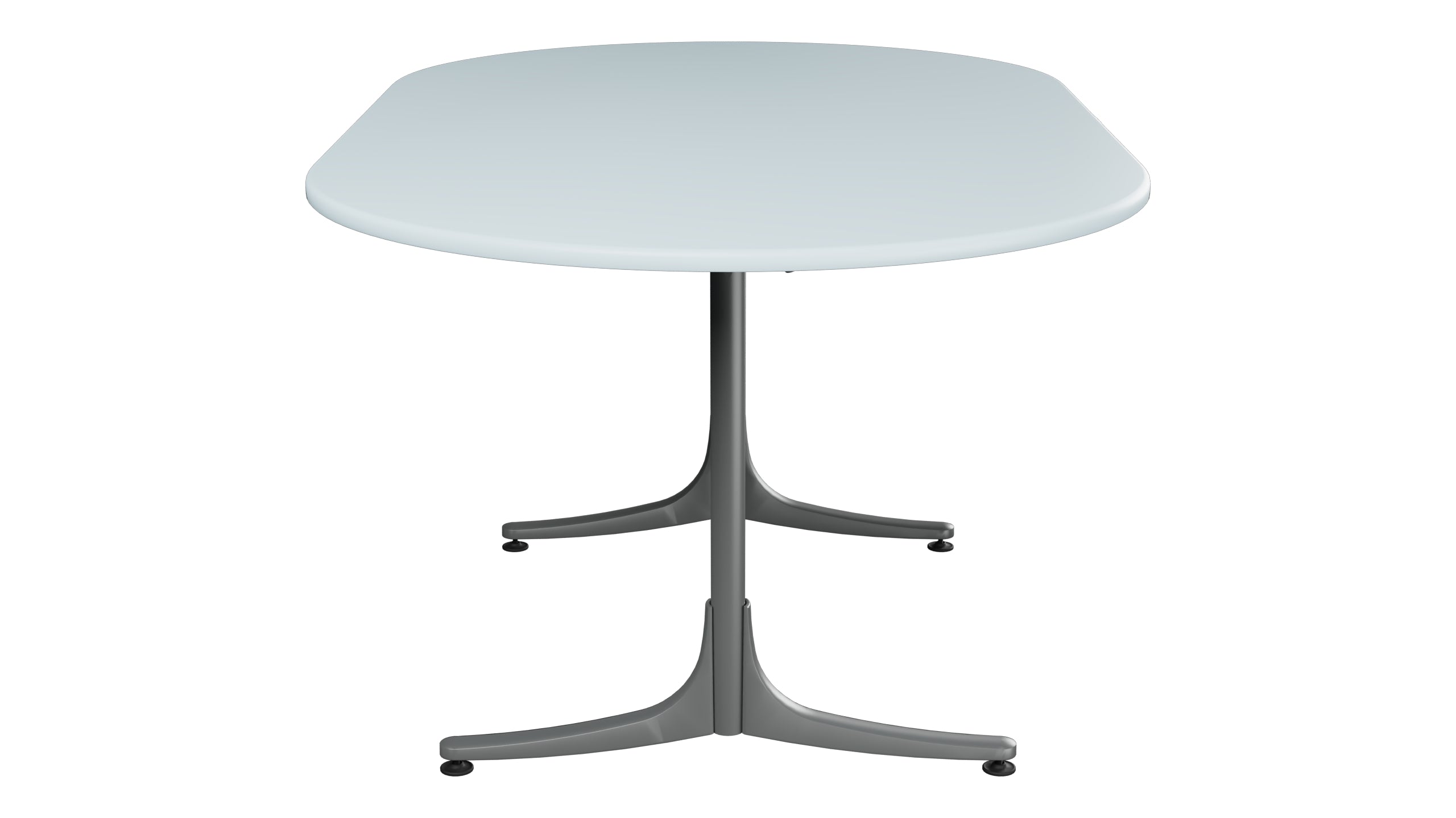Schaffhausen Glasfaser-Gartentisch 160x95 oval klappbar in Pastellblau präsentiert im Onlineshop von KAQTU Design AG. Gartentisch ist von Schaffner