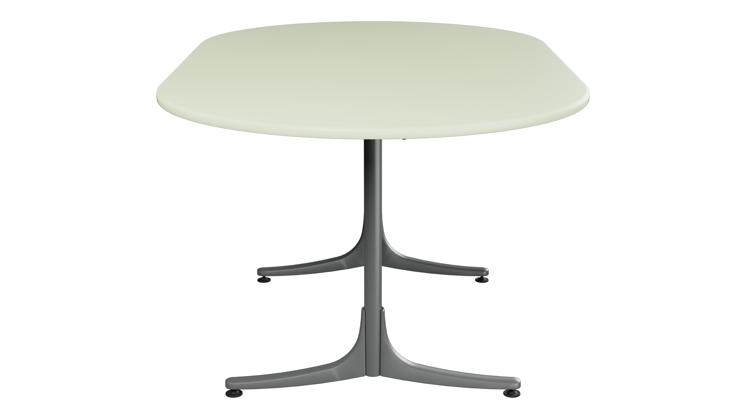 Schaffhausen Glasfaser-Gartentisch 160x95 oval klappbar in Pastellgrün präsentiert im Onlineshop von KAQTU Design AG. Gartentisch ist von Schaffner