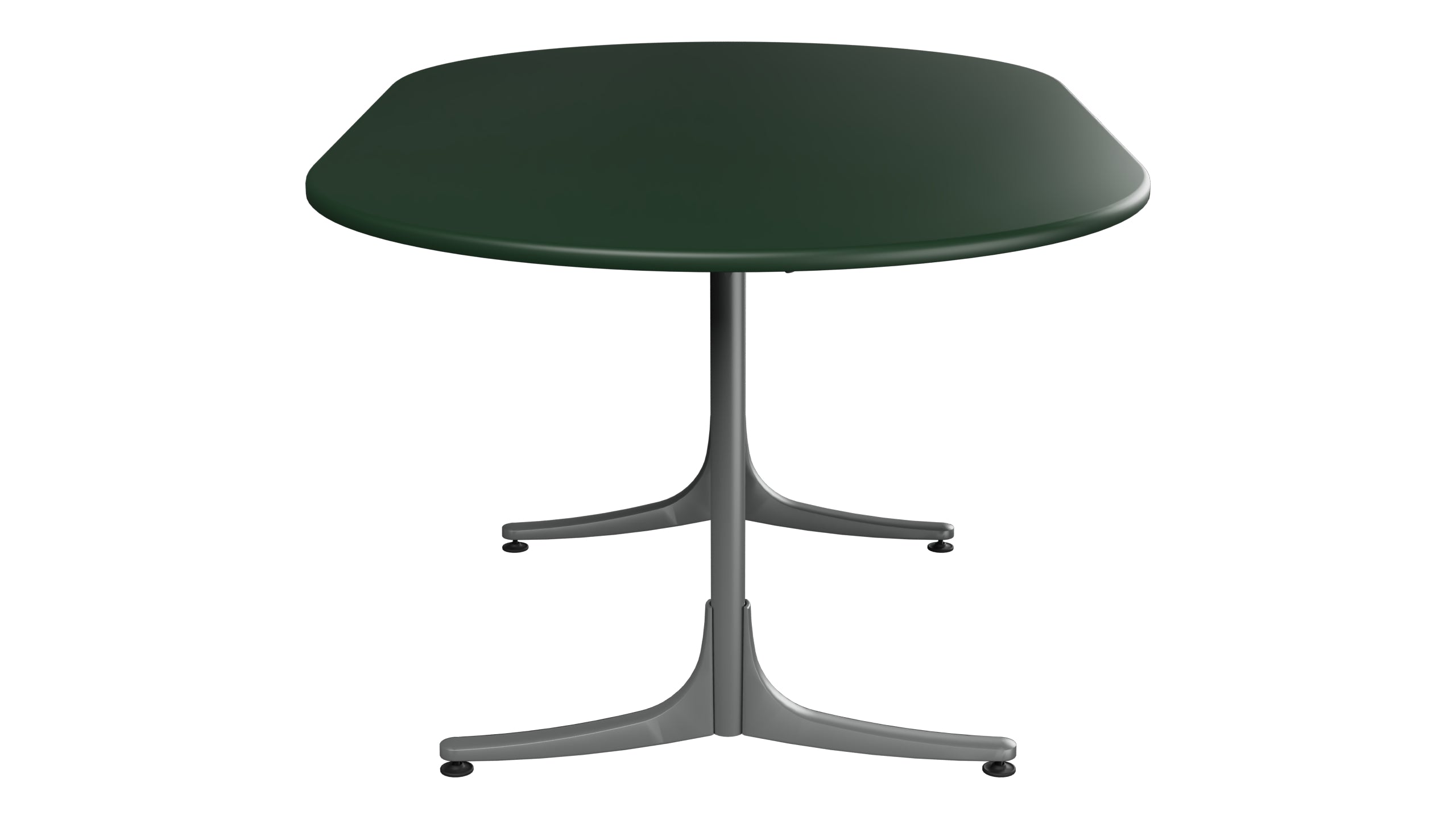 Schaffhausen Glasfaser-Gartentisch 160x95 oval klappbar in Tannengrün präsentiert im Onlineshop von KAQTU Design AG. Gartentisch ist von Schaffner