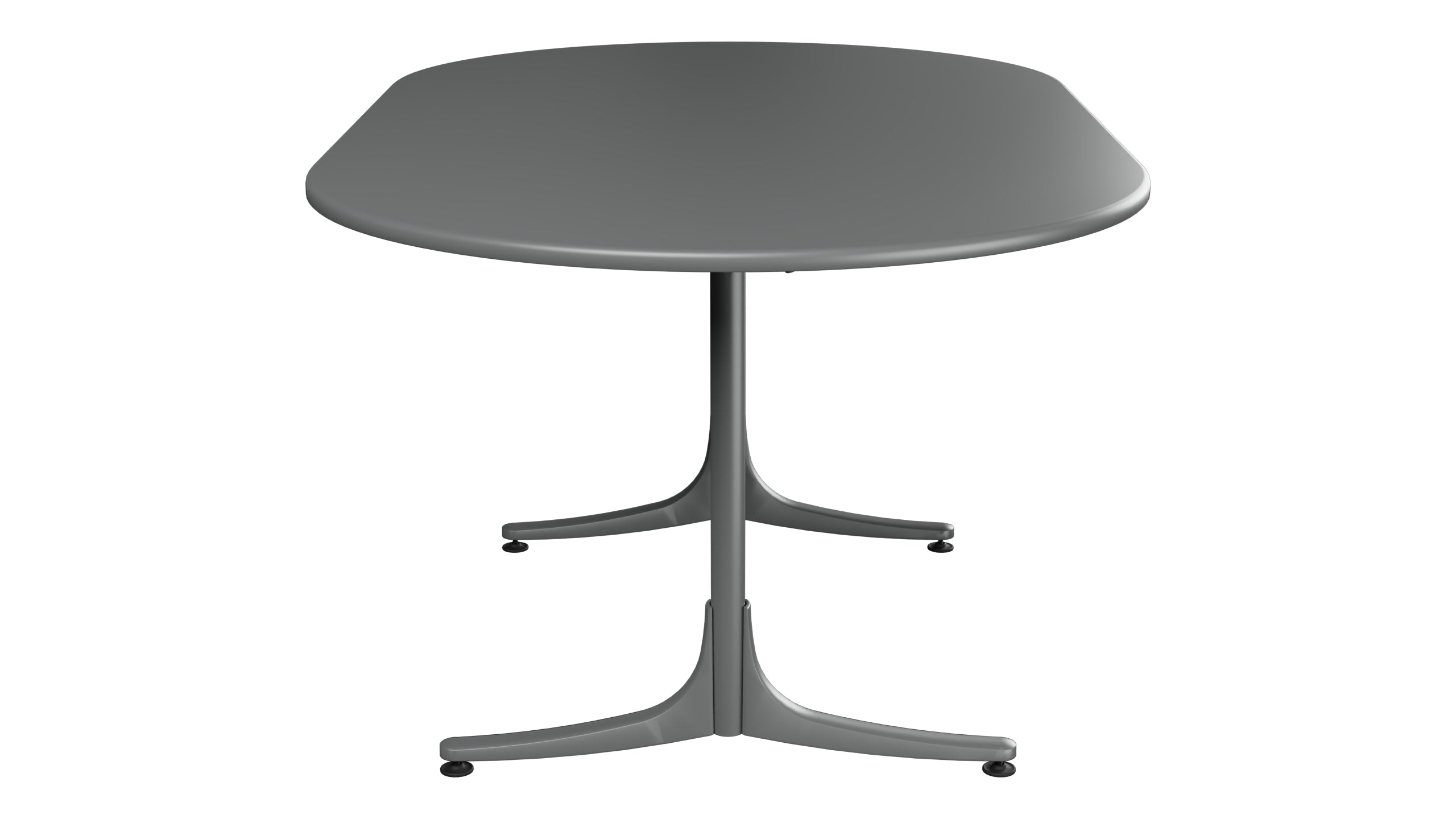 Schaffhausen Glasfaser-Gartentisch 160x95 oval klappbar in Graphit präsentiert im Onlineshop von KAQTU Design AG. Gartentisch ist von Schaffner