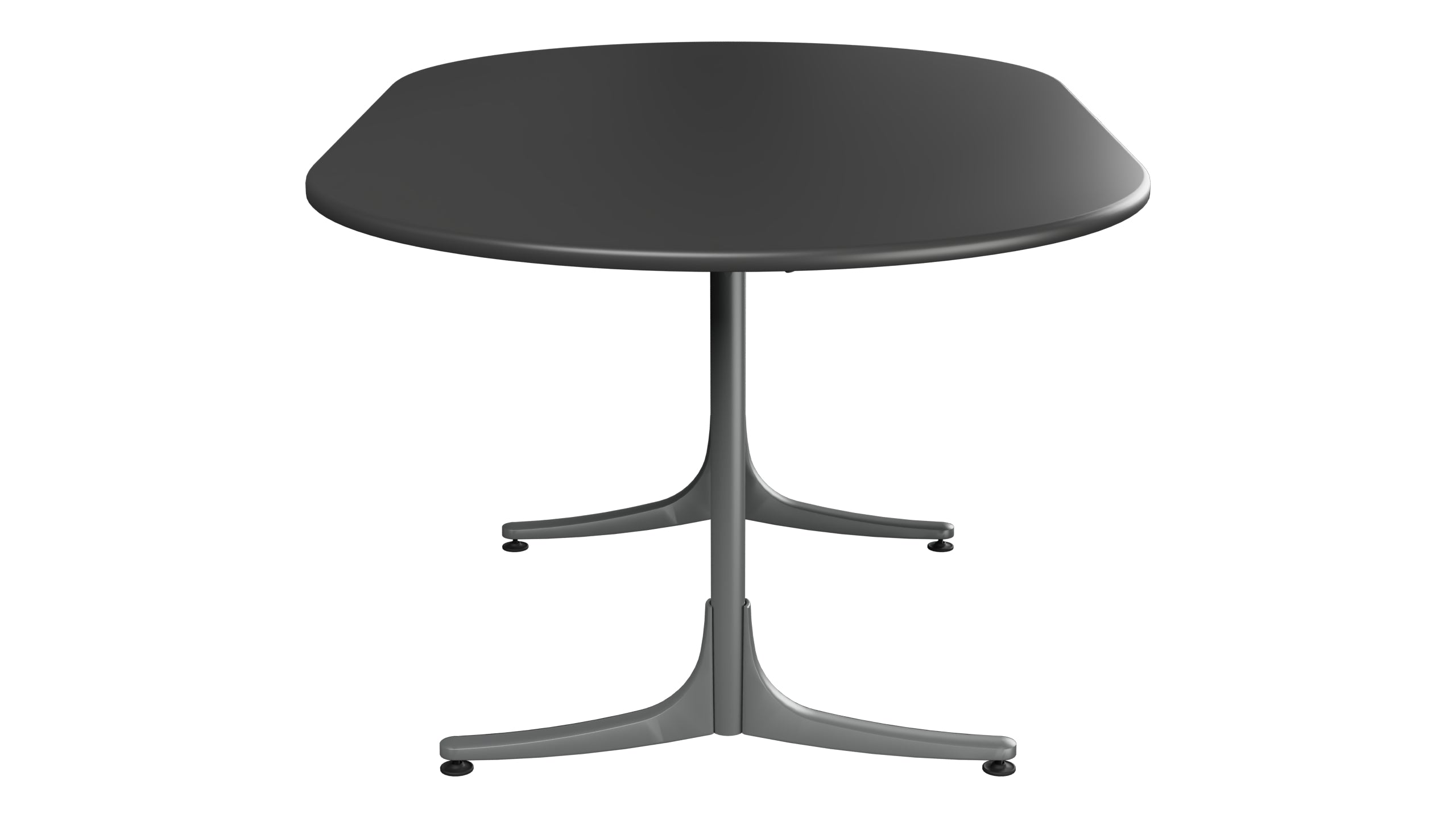 Schaffhausen Glasfaser-Gartentisch 160x95 oval klappbar in Anthrazit präsentiert im Onlineshop von KAQTU Design AG. Gartentisch ist von Schaffner
