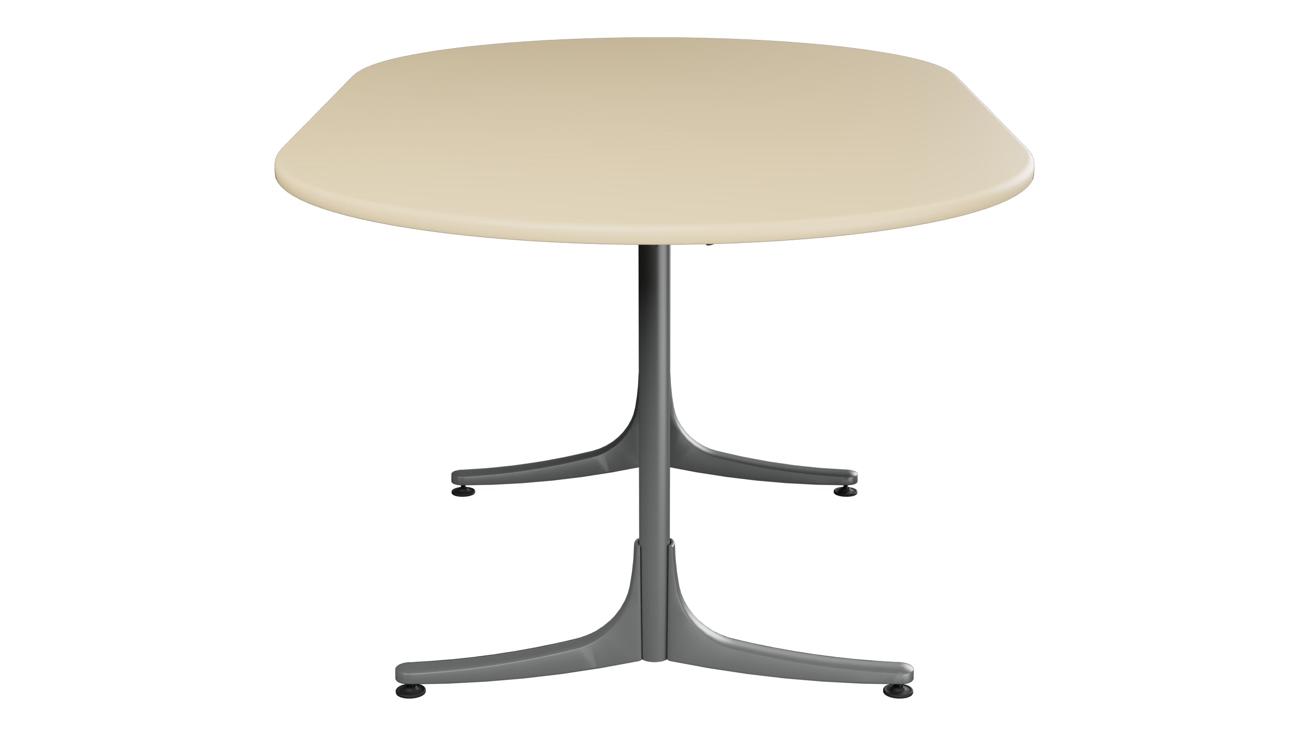 Schaffhausen Glasfaser-Gartentisch 160x95 oval klappbar in Pastellbraun präsentiert im Onlineshop von KAQTU Design AG. Gartentisch ist von Schaffner