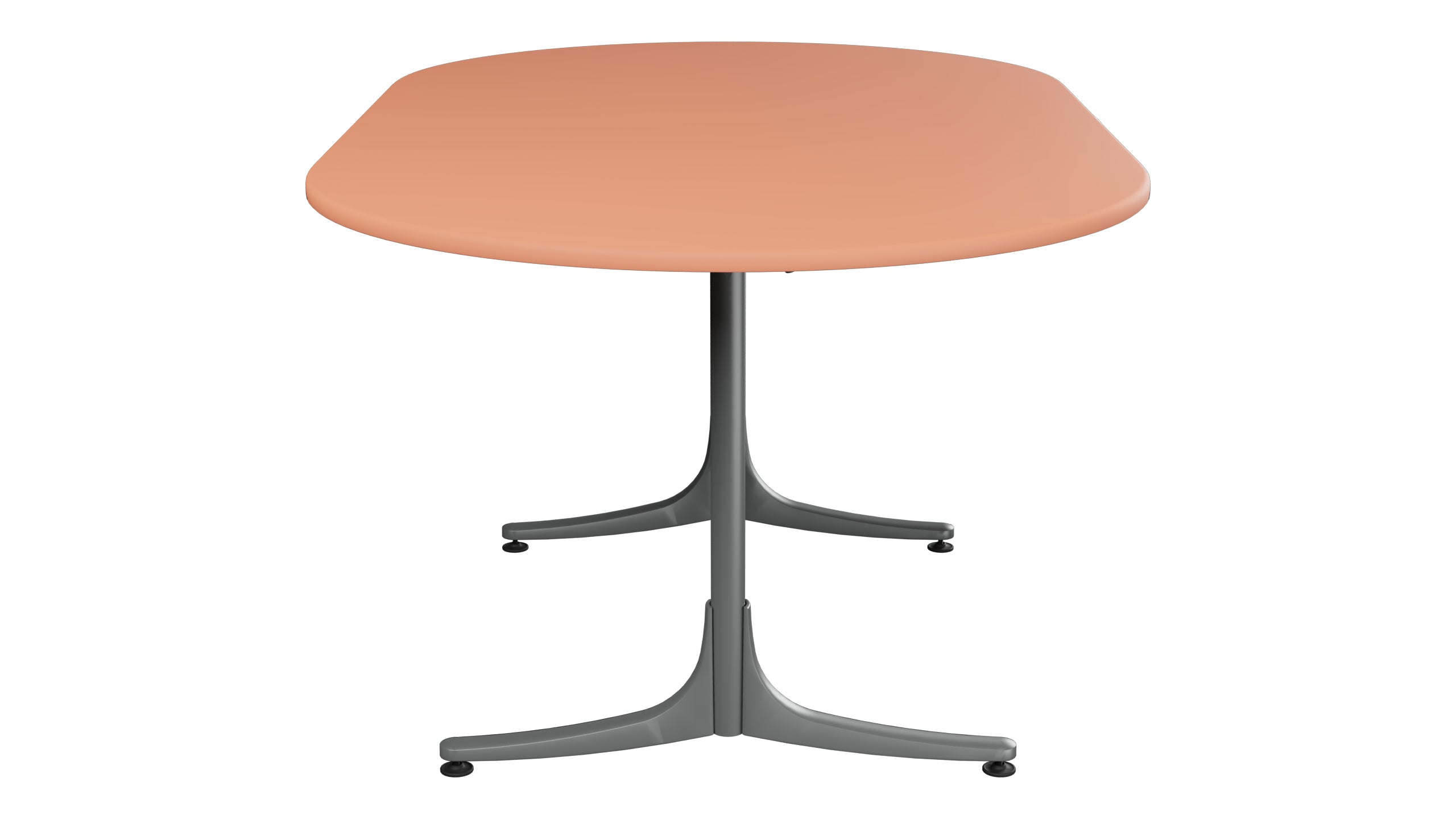 Schaffhausen Glasfaser-Gartentisch 160x95 oval klappbar in Pastellterracotta präsentiert im Onlineshop von KAQTU Design AG. Gartentisch ist von Schaffner