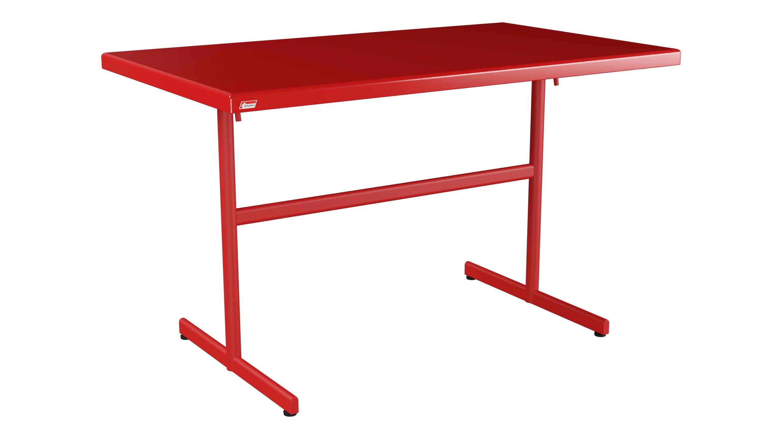 Bodensee Glasfaser-Gartentisch 120x70 klappbar in Rot präsentiert im Onlineshop von KAQTU Design AG. Gartentisch ist von Schaffner