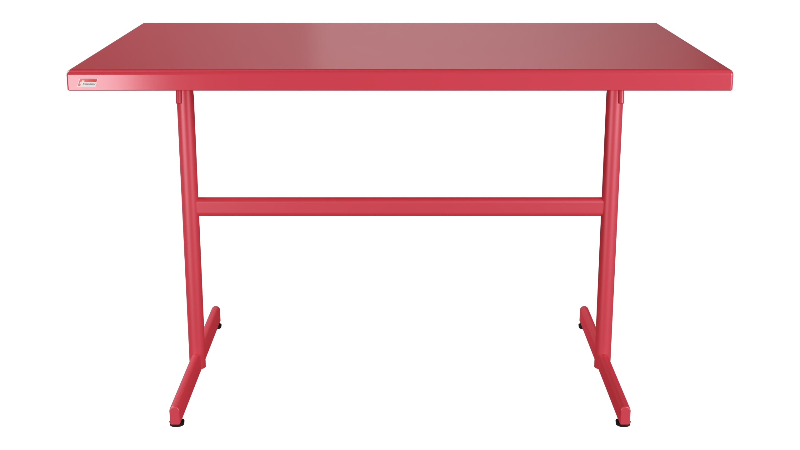 Bodensee Glasfaser-Gartentisch 120x70 klappbar in Ahornrot präsentiert im Onlineshop von KAQTU Design AG. Gartentisch ist von Schaffner