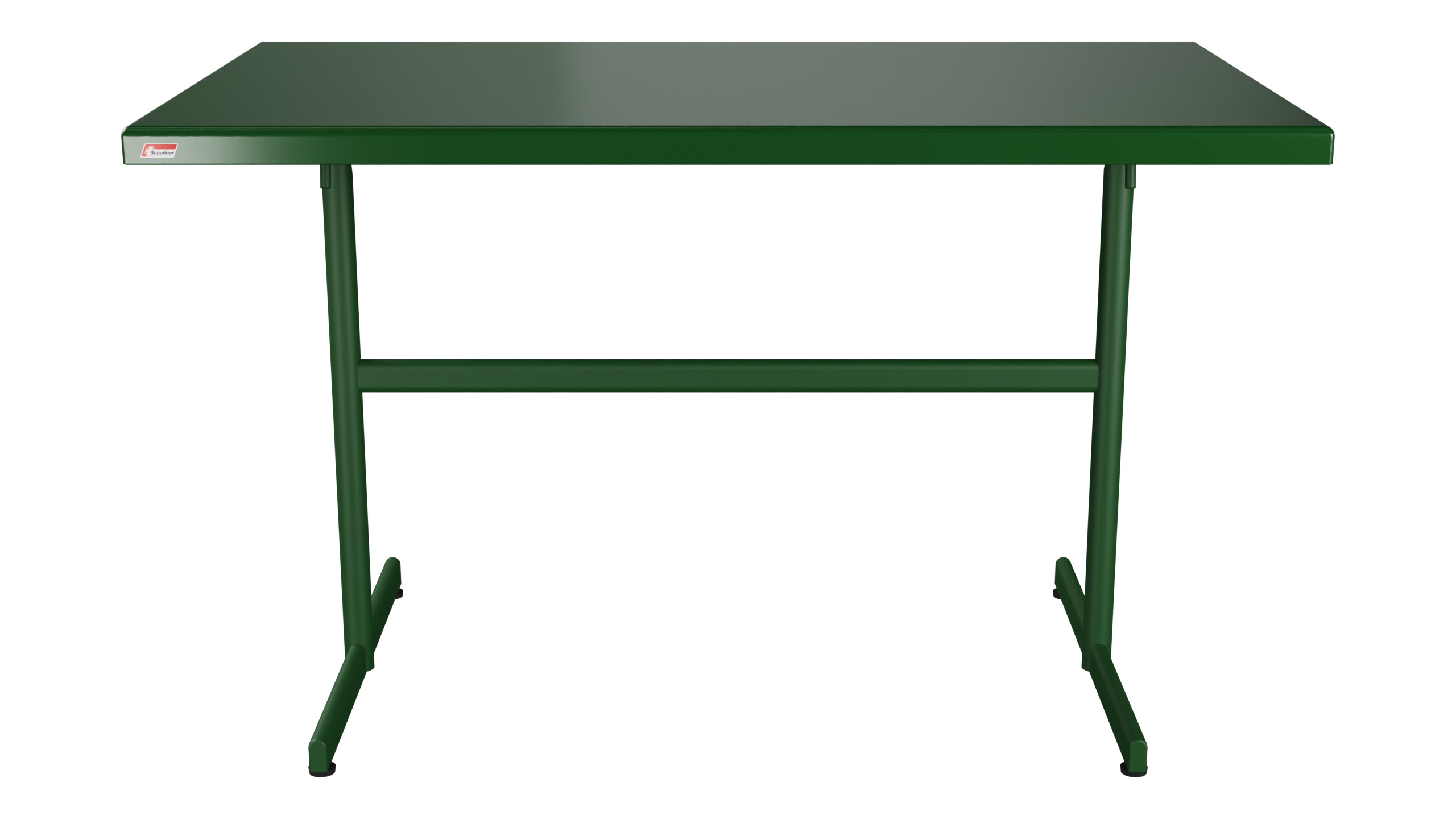 Bodensee Glasfaser-Gartentisch 120x70 klappbar in Tannengrün präsentiert im Onlineshop von KAQTU Design AG. Gartentisch ist von Schaffner
