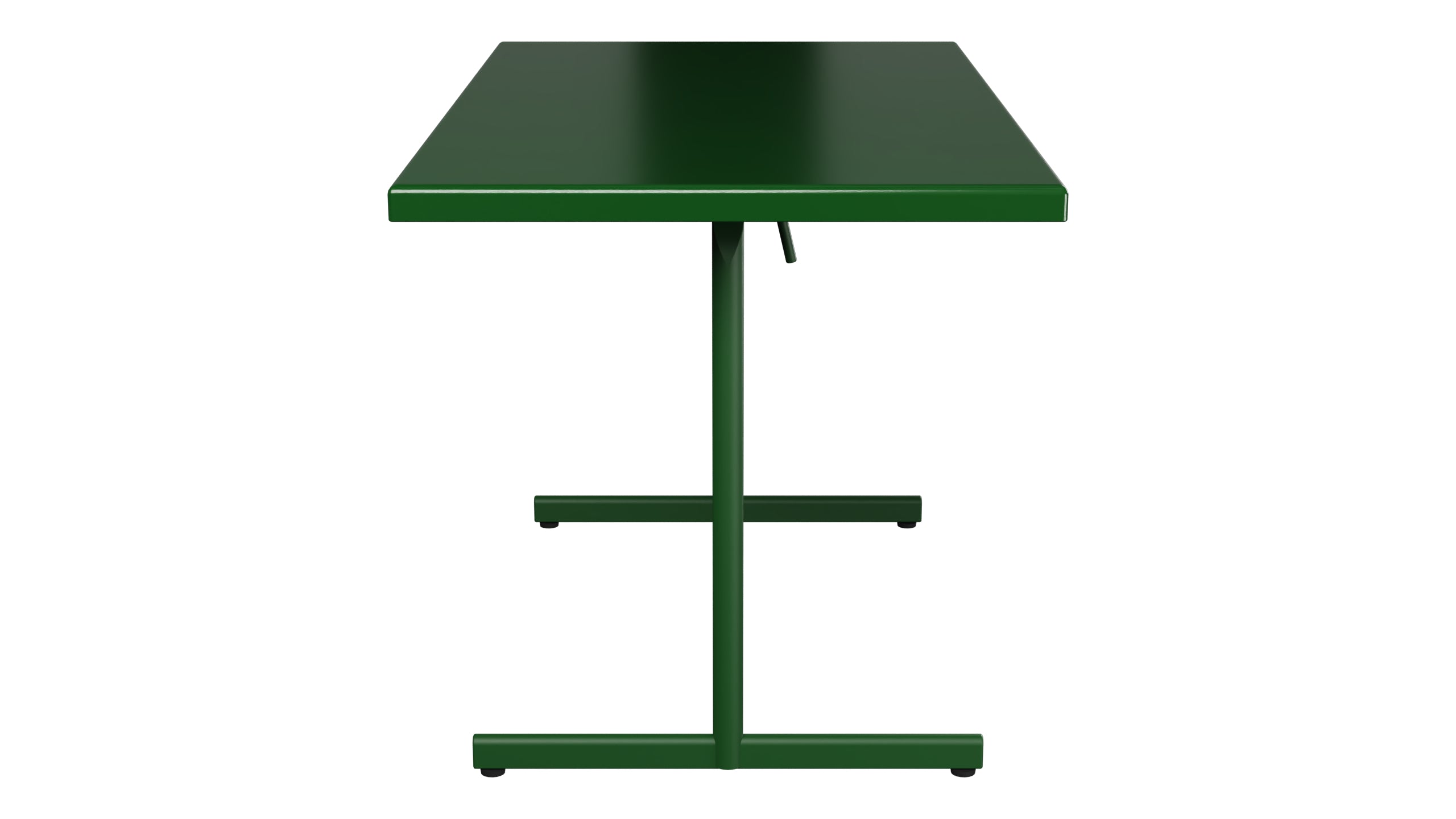 Bodensee Glasfaser-Gartentisch 120x70 klappbar in Tannengrün präsentiert im Onlineshop von KAQTU Design AG. Gartentisch ist von Schaffner