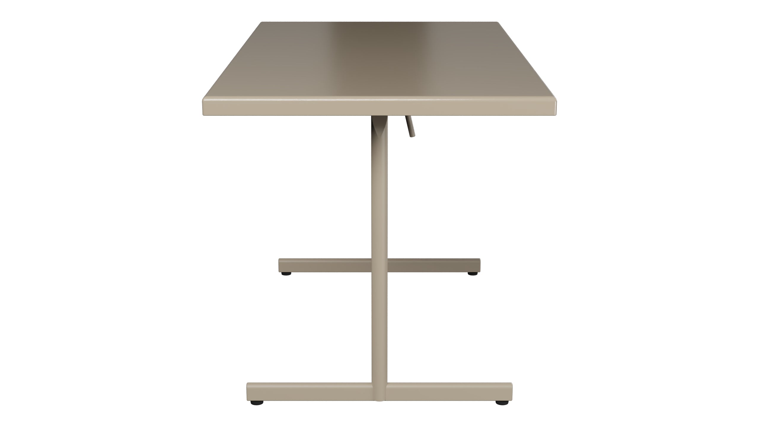 Bodensee Glasfaser-Gartentisch 120x70 klappbar in Champagner präsentiert im Onlineshop von KAQTU Design AG. Gartentisch ist von Schaffner