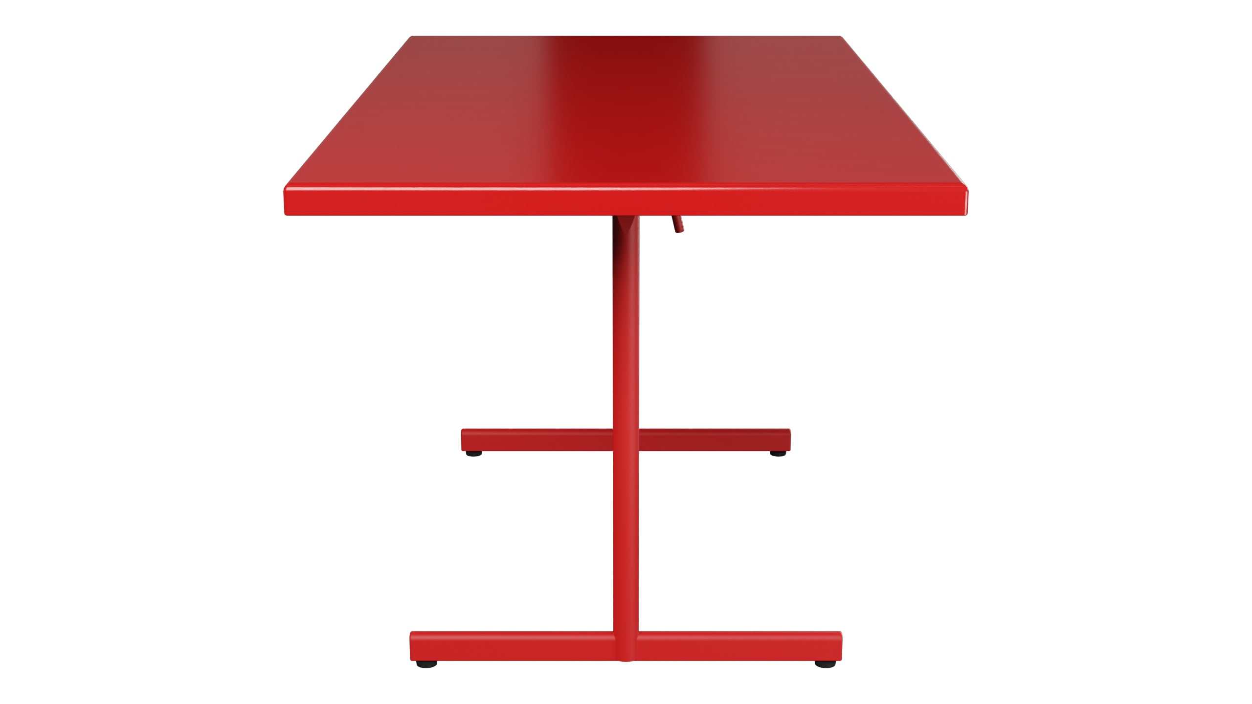 Bodensee Glasfaser-Gartentisch 140x80 klappbar in Rot präsentiert im Onlineshop von KAQTU Design AG. Gartentisch ist von Schaffner