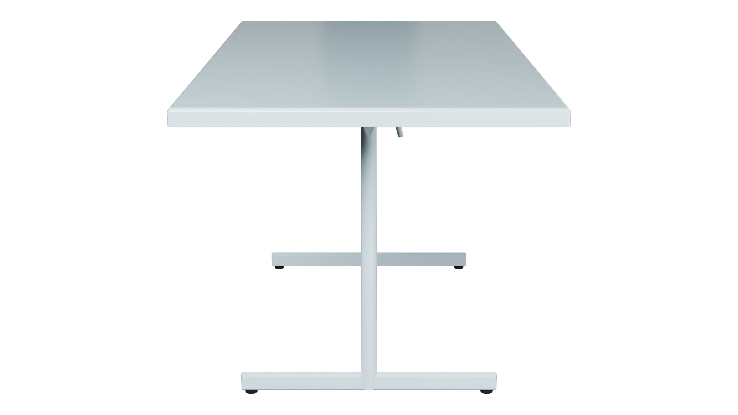 Bodensee Glasfaser-Gartentisch 140x80 klappbar in Pastellblau präsentiert im Onlineshop von KAQTU Design AG. Gartentisch ist von Schaffner