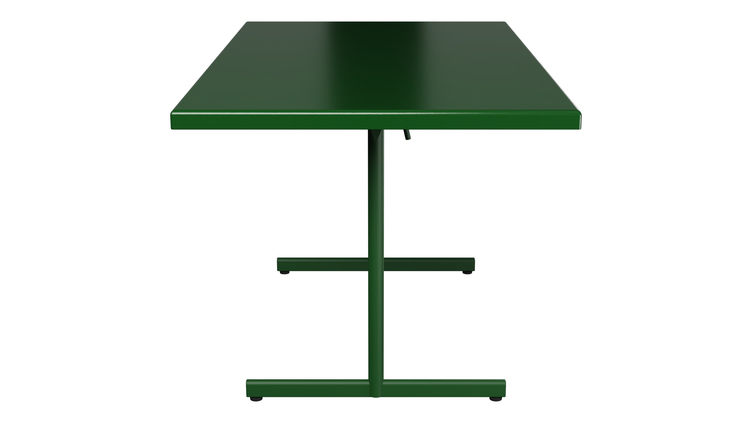 Bodensee Glasfaser-Gartentisch 140x80 klappbar in Tannengrün präsentiert im Onlineshop von KAQTU Design AG. Gartentisch ist von Schaffner