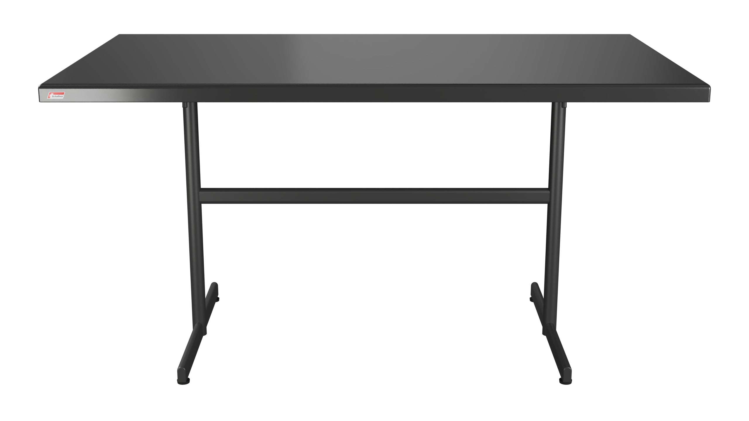 Bodensee Glasfaser-Gartentisch 140x80 klappbar in Anthrazit präsentiert im Onlineshop von KAQTU Design AG. Gartentisch ist von Schaffner