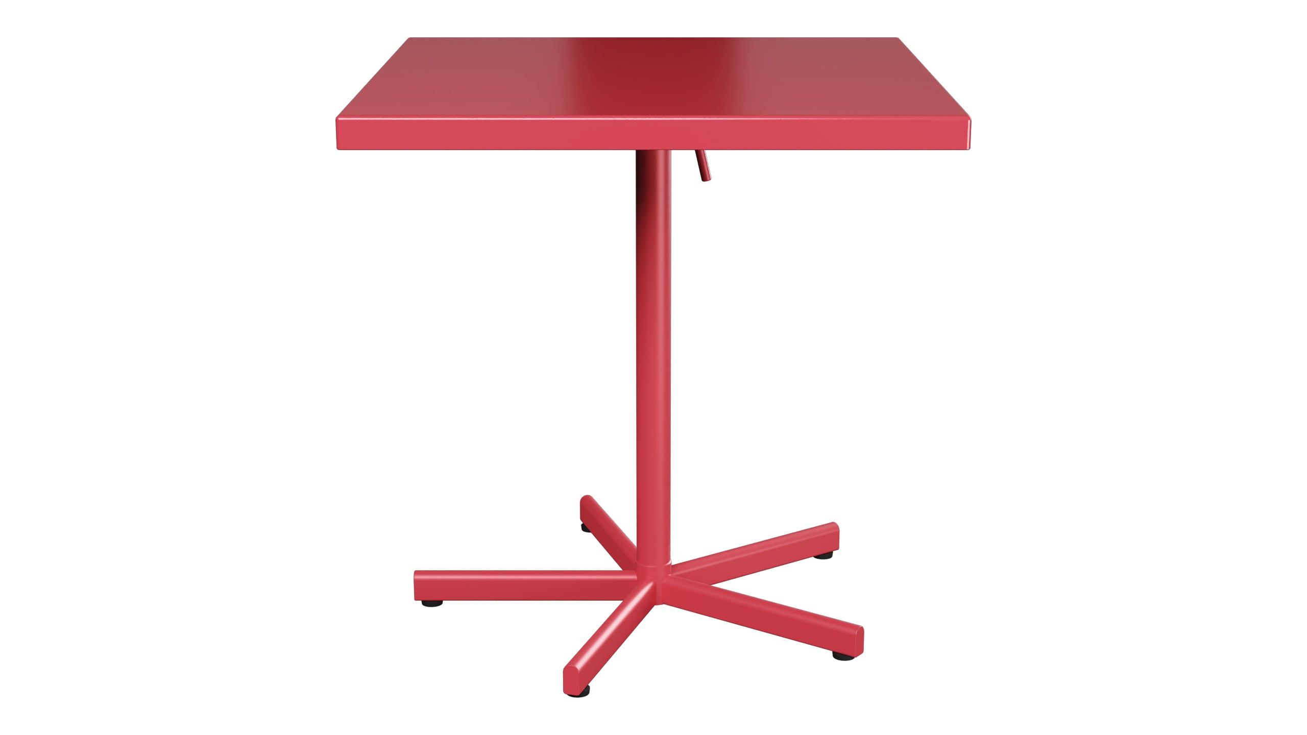 Bodensee Glasfaser-Gartentisch 70x70 klappbar in Ahornrot präsentiert im Onlineshop von KAQTU Design AG. Gartentisch ist von Schaffner