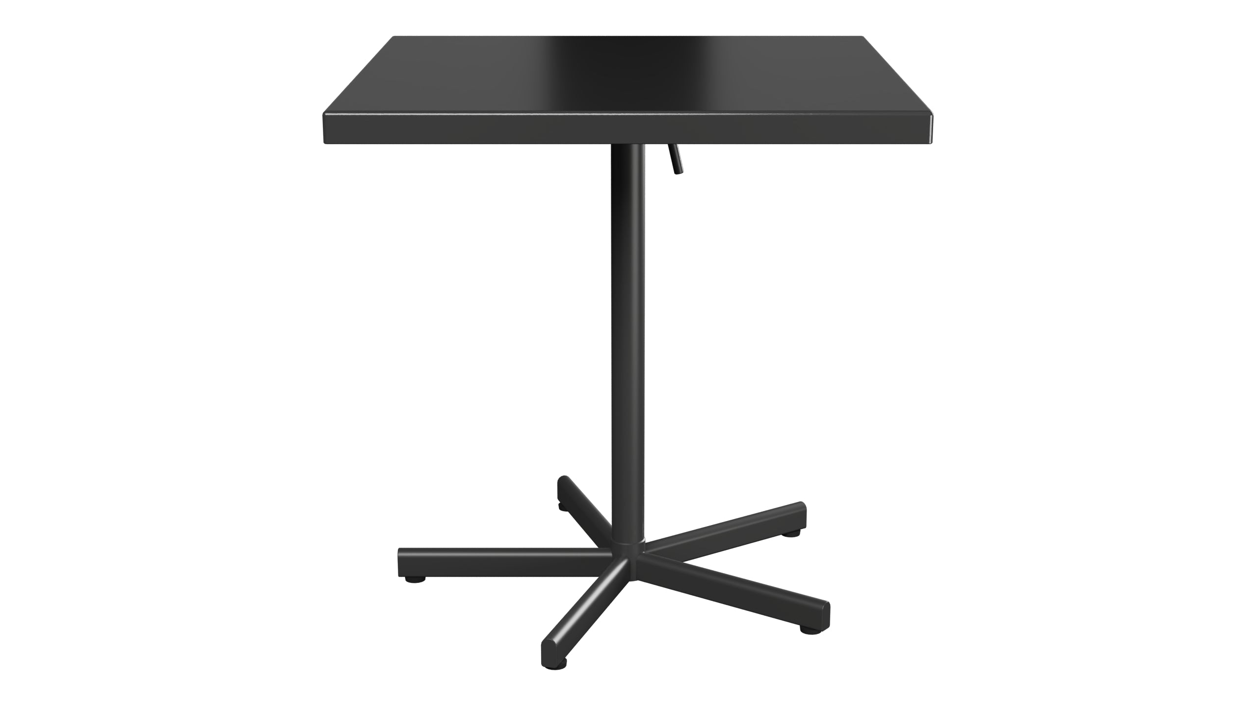 Bodensee Glasfaser-Gartentisch 70x70 klappbar in Anthrazit präsentiert im Onlineshop von KAQTU Design AG. Gartentisch ist von Schaffner