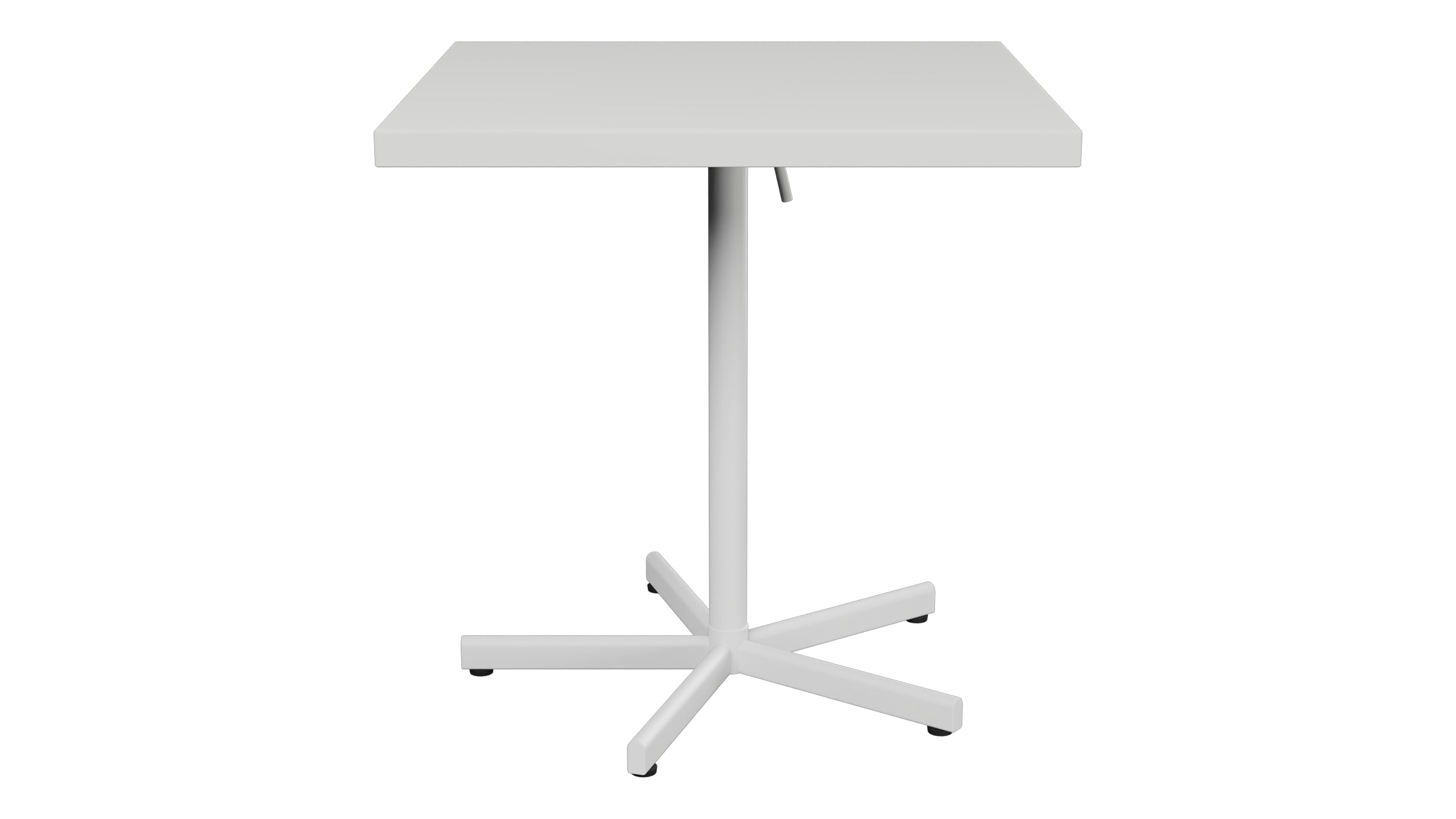 Bodensee Glasfaser-Gartentisch 70x70 klappbar in Alusilber präsentiert im Onlineshop von KAQTU Design AG. Gartentisch ist von Schaffner