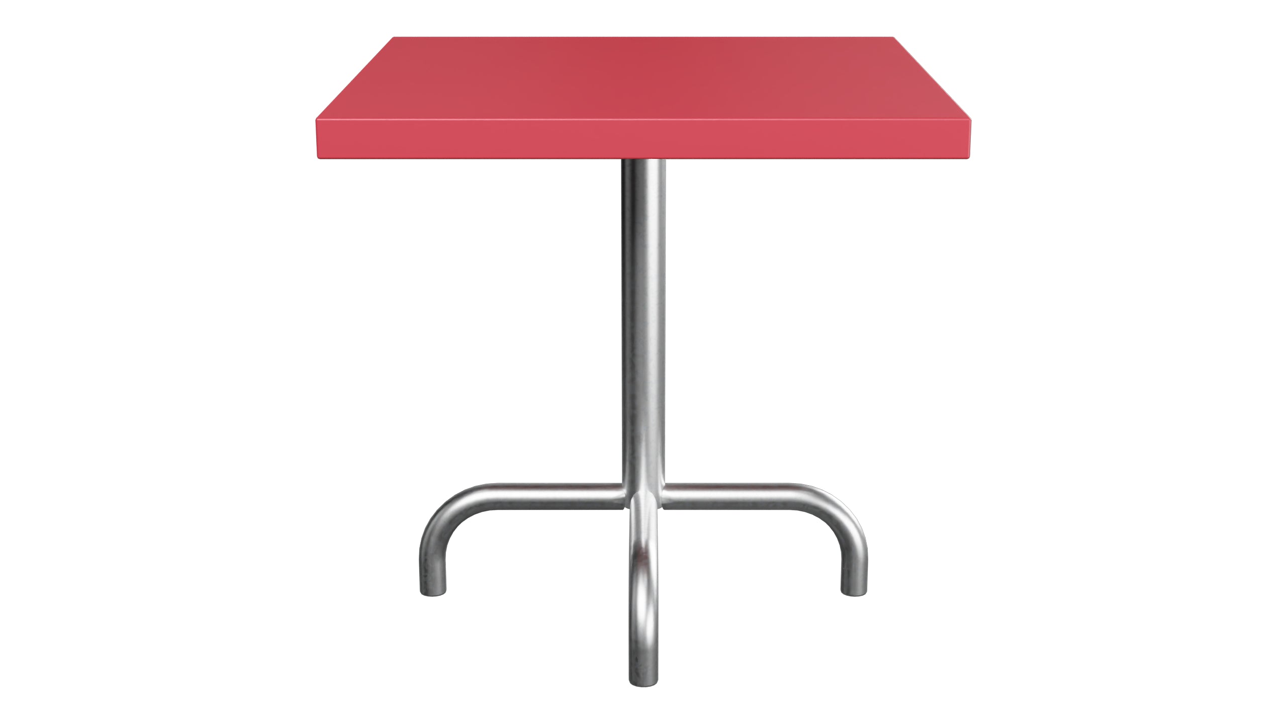 Säntis Metall-Beistelltisch Outdoor 50x50 / 50 in Ahornrot präsentiert im Onlineshop von KAQTU Design AG. Beistelltisch Outdoor ist von Schaffner