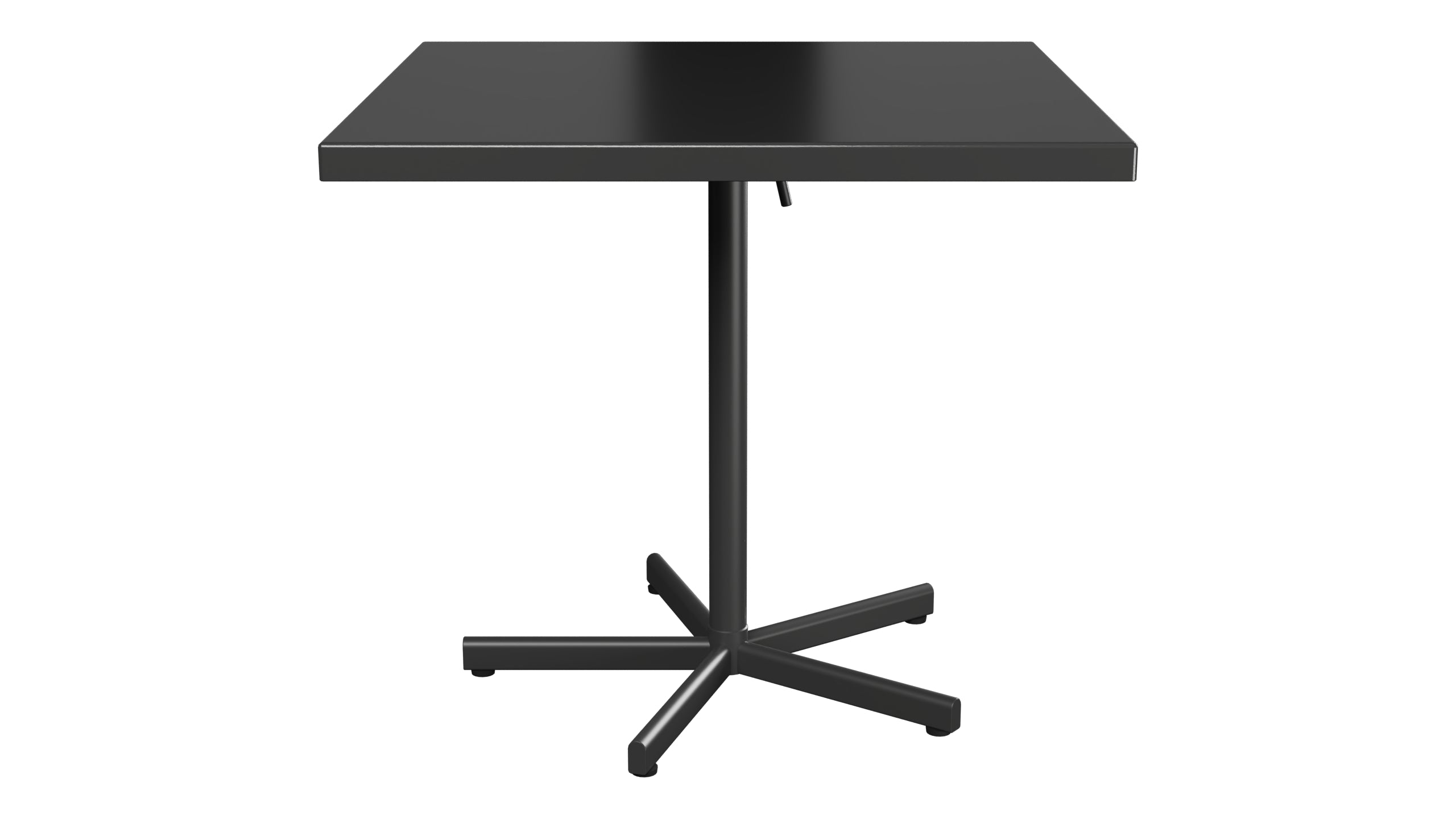 Bodensee Glasfaser-Gartentisch 80x80 klappbar in Anthrazit präsentiert im Onlineshop von KAQTU Design AG. Gartentisch ist von Schaffner
