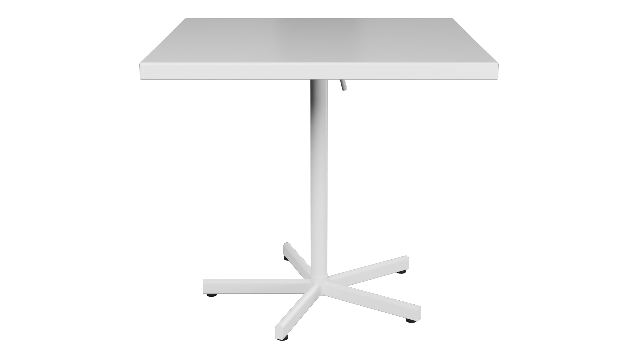 Bodensee Glasfaser-Gartentisch 80x80 klappbar in Weiss präsentiert im Onlineshop von KAQTU Design AG. Gartentisch ist von Schaffner