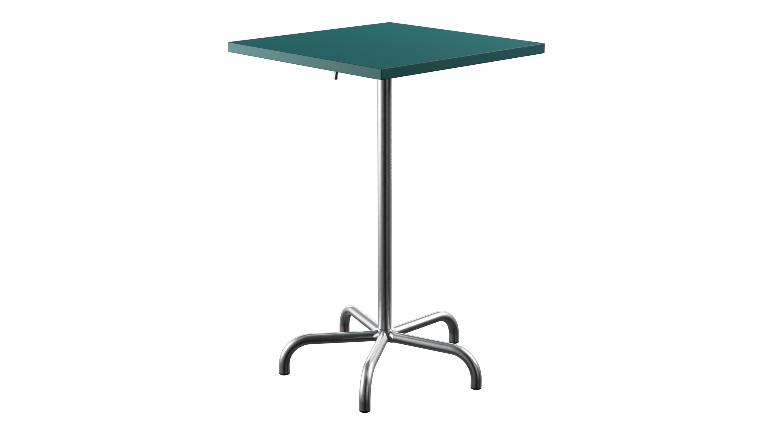 Säntis Metall-Stehtisch Outdoor 70x70 / 110 klappbar in Kaliblau präsentiert im Onlineshop von KAQTU Design AG. Hochtisch Outdoor ist von Schaffner