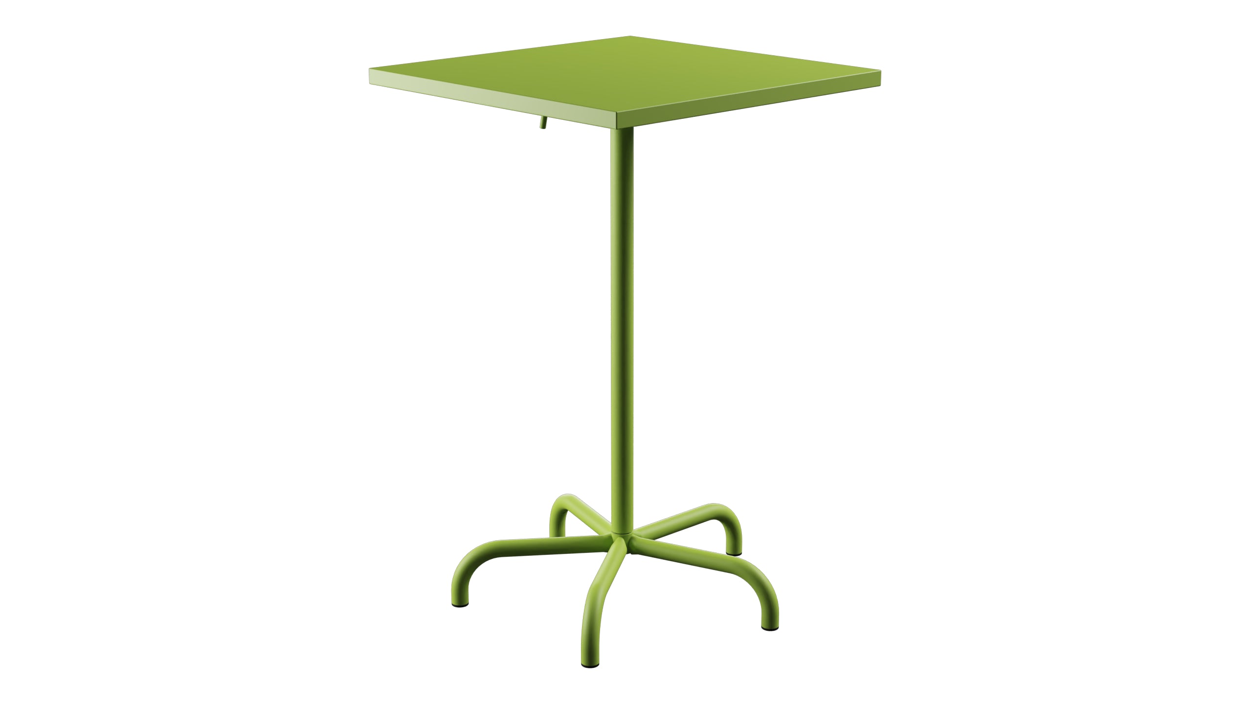 Säntis Metall-Stehtisch Outdoor 70x70 / 110 klappbar in Hellgrün präsentiert im Onlineshop von KAQTU Design AG. Hochtisch Outdoor ist von Schaffner