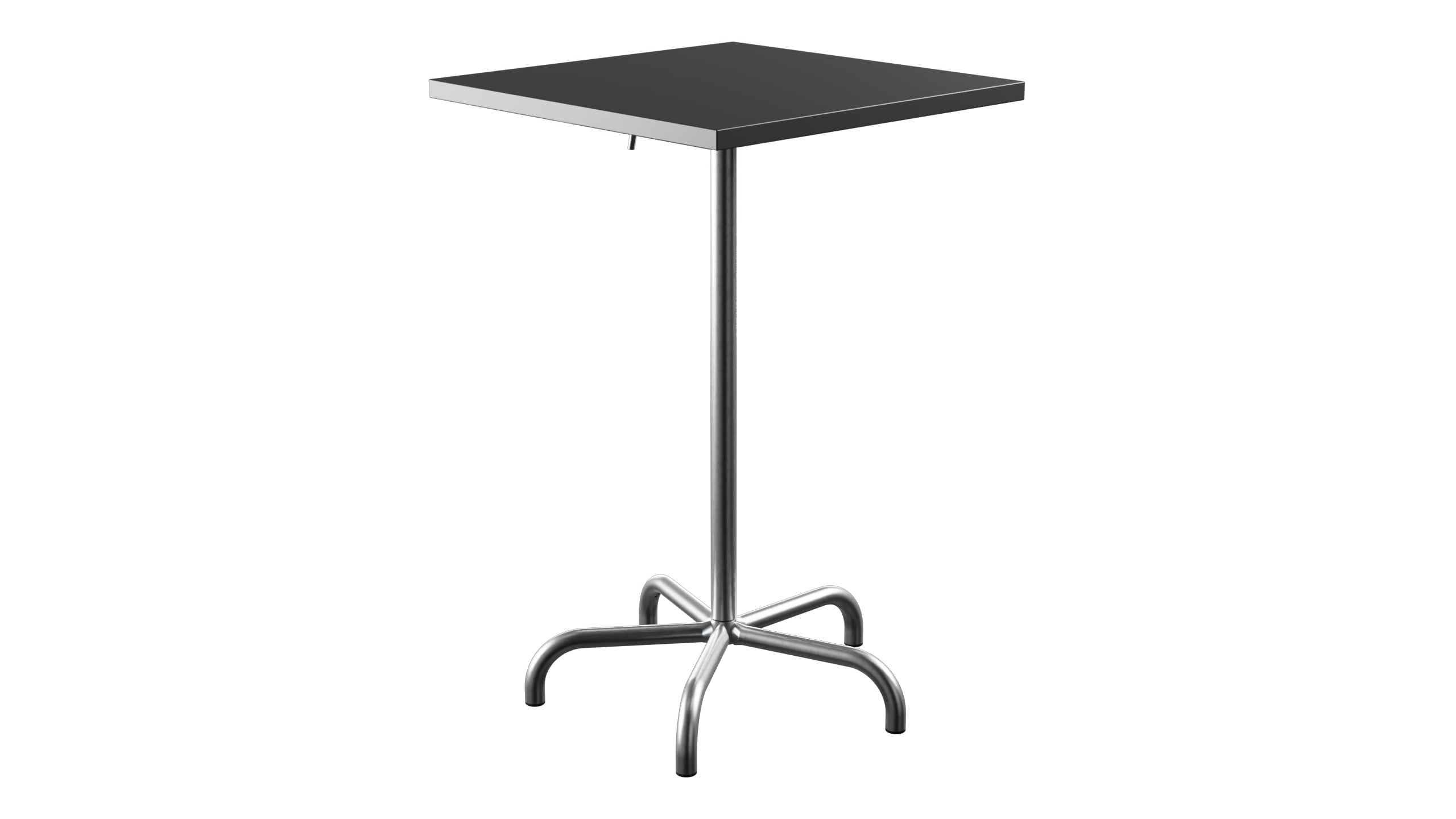 Säntis Metall-Stehtisch Outdoor 70x70 / 110 klappbar in Graphit präsentiert im Onlineshop von KAQTU Design AG. Hochtisch Outdoor ist von Schaffner