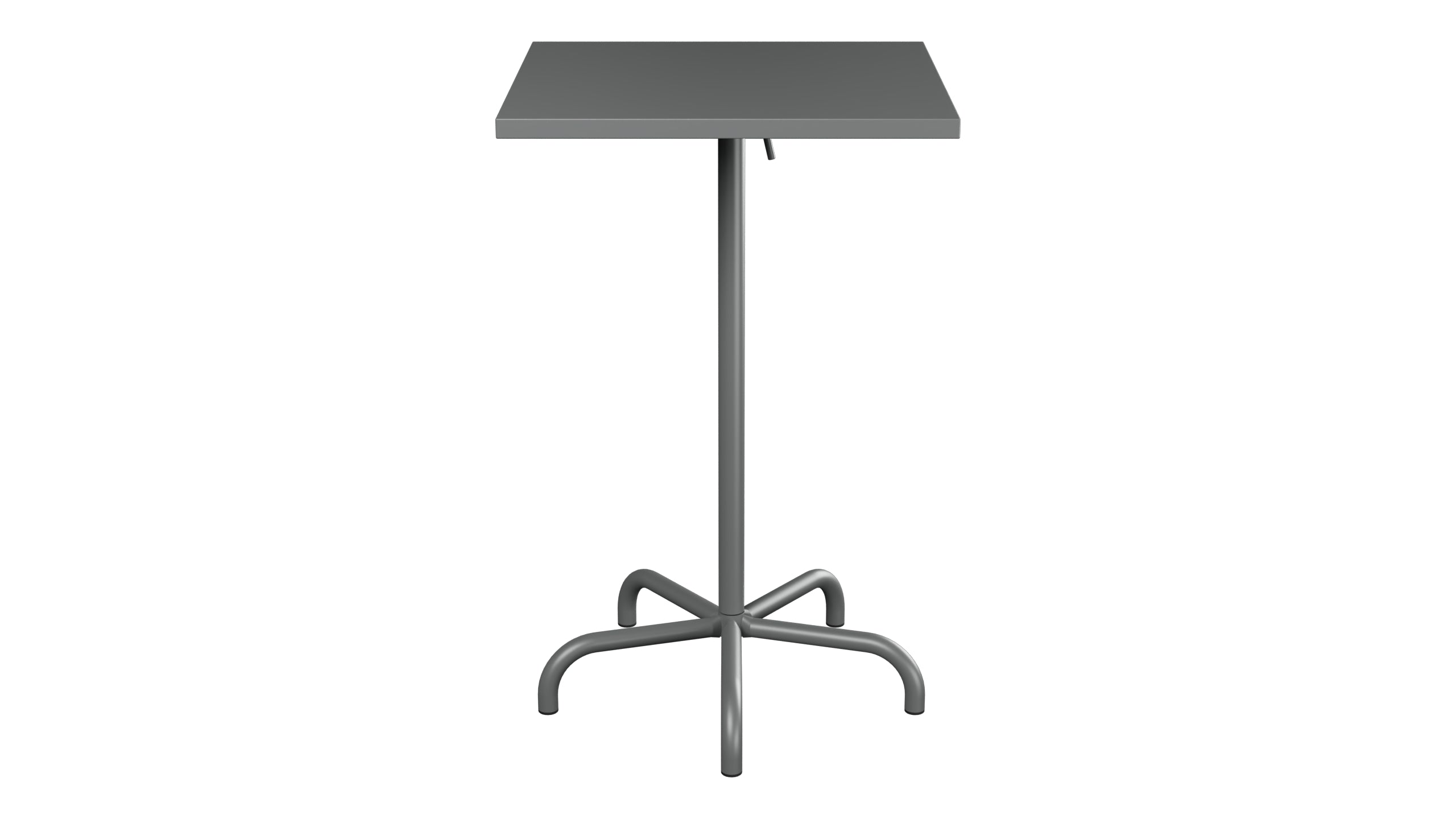 Säntis Metall-Stehtisch Outdoor 70x70 / 110 klappbar in Graphit präsentiert im Onlineshop von KAQTU Design AG. Hochtisch Outdoor ist von Schaffner
