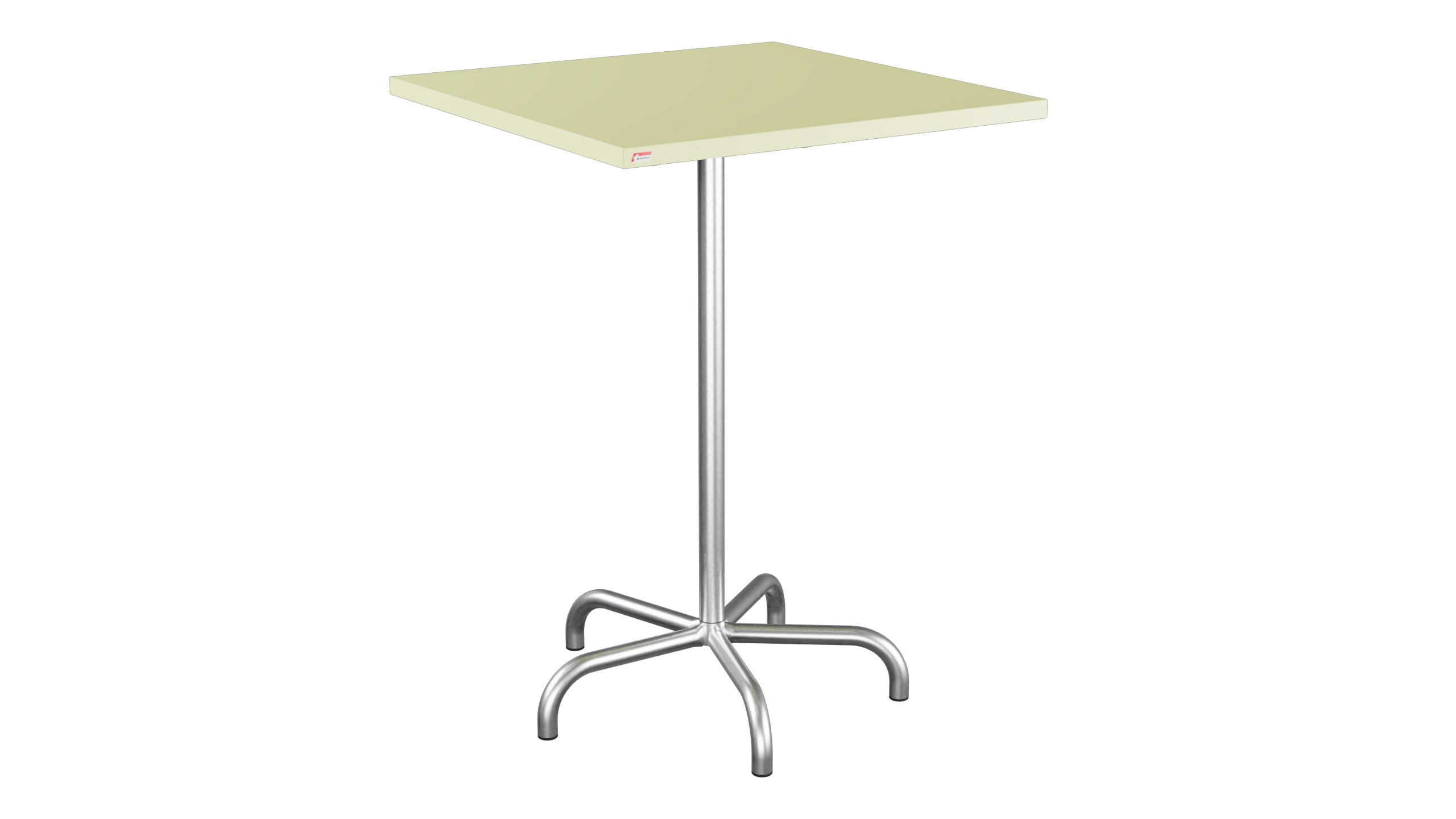 Säntis Metall-Stehtisch Outdoor 80x80 /110 klappbar in Buchsbaumgelb präsentiert im Onlineshop von KAQTU Design AG. Hochtisch Outdoor ist von Schaffner