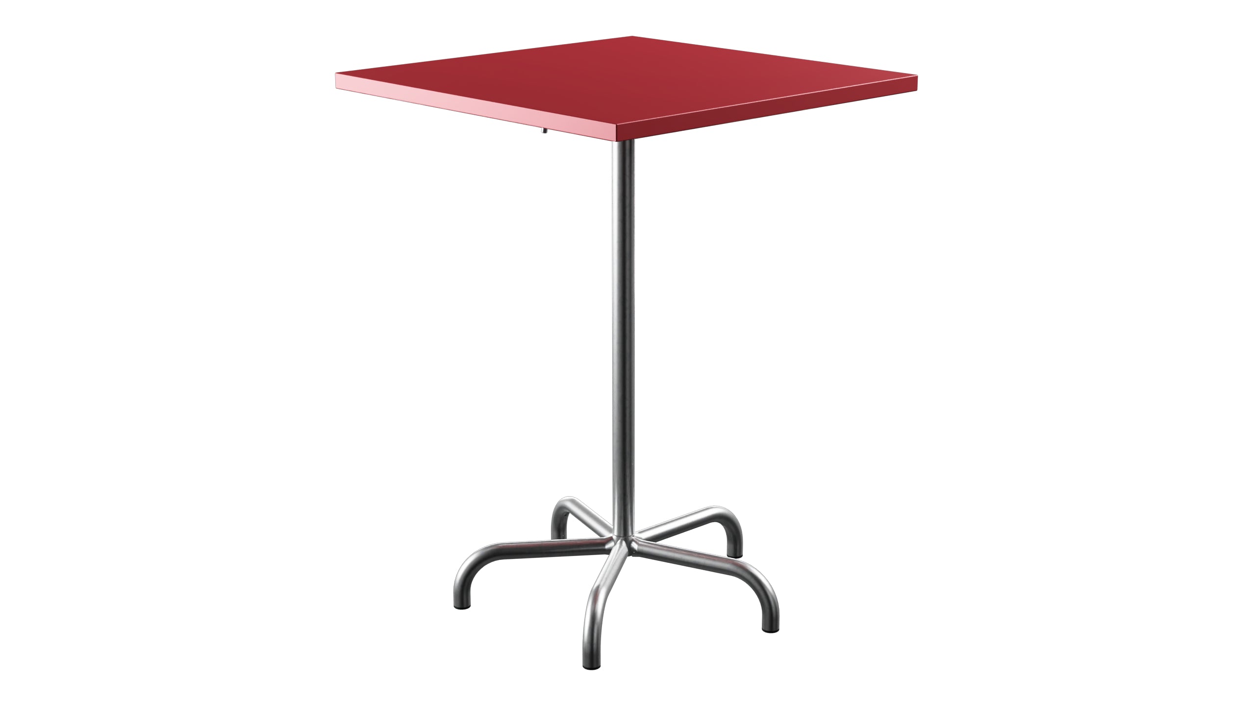 Säntis Metall-Stehtisch Outdoor 80x80 /110 klappbar in Ahornrot präsentiert im Onlineshop von KAQTU Design AG. Hochtisch Outdoor ist von Schaffner