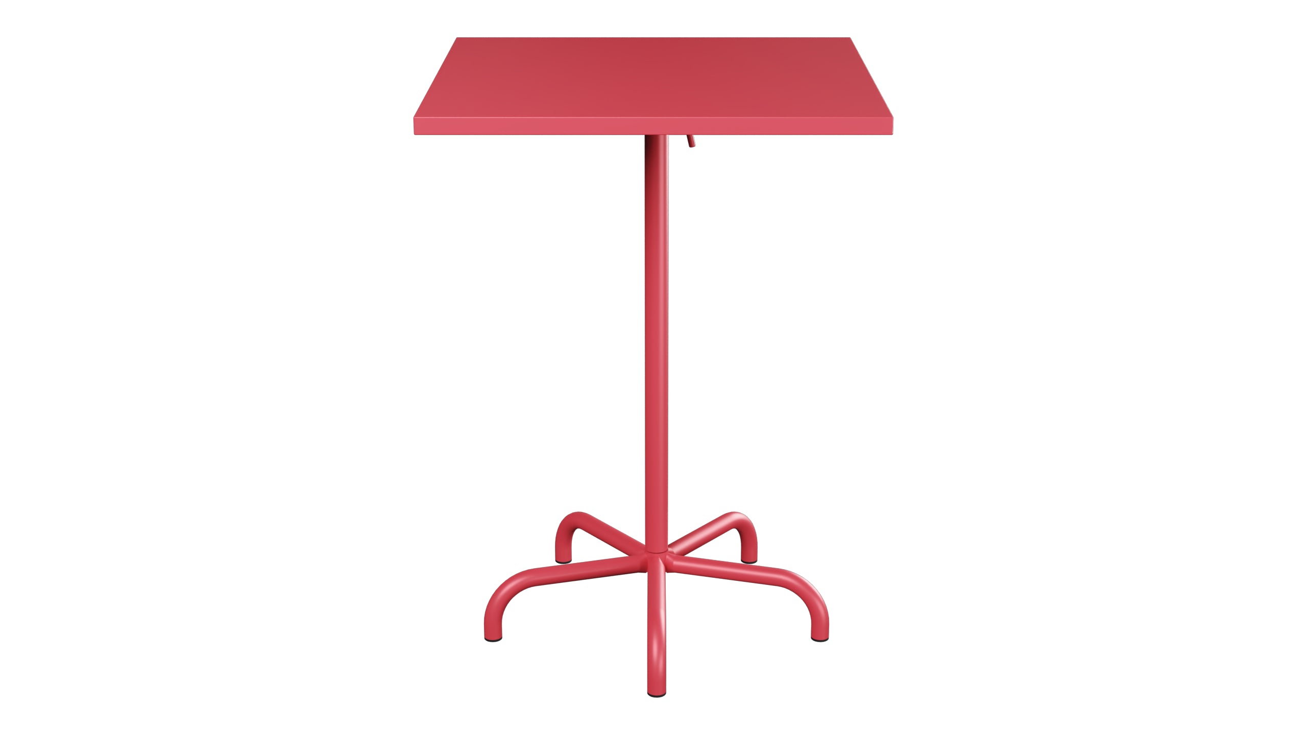 Säntis Metall-Stehtisch Outdoor 80x80 /110 klappbar in Ahornrot präsentiert im Onlineshop von KAQTU Design AG. Hochtisch Outdoor ist von Schaffner