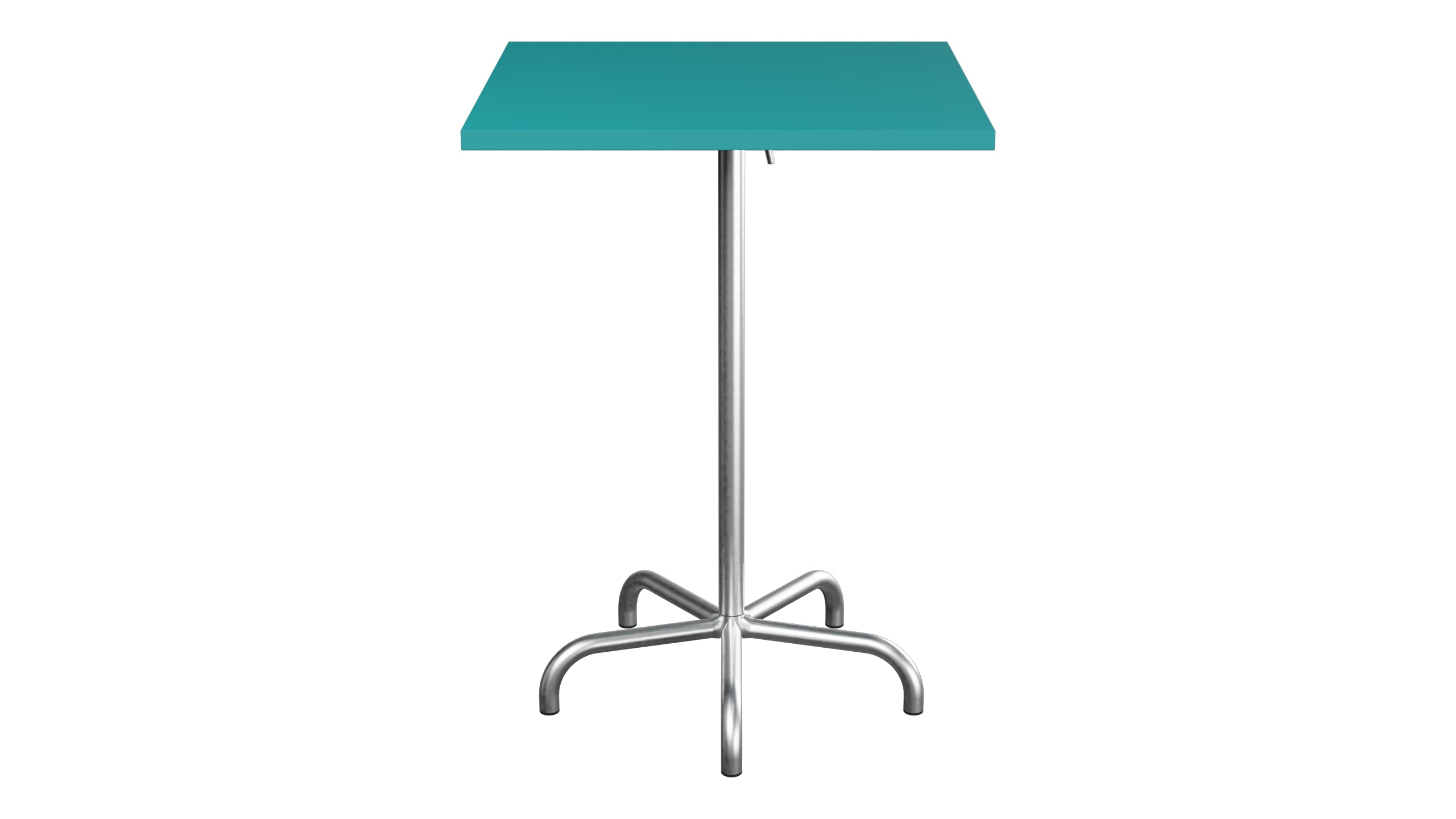 Säntis Metall-Stehtisch Outdoor 80x80 /110 klappbar in Kaliblau präsentiert im Onlineshop von KAQTU Design AG. Hochtisch Outdoor ist von Schaffner