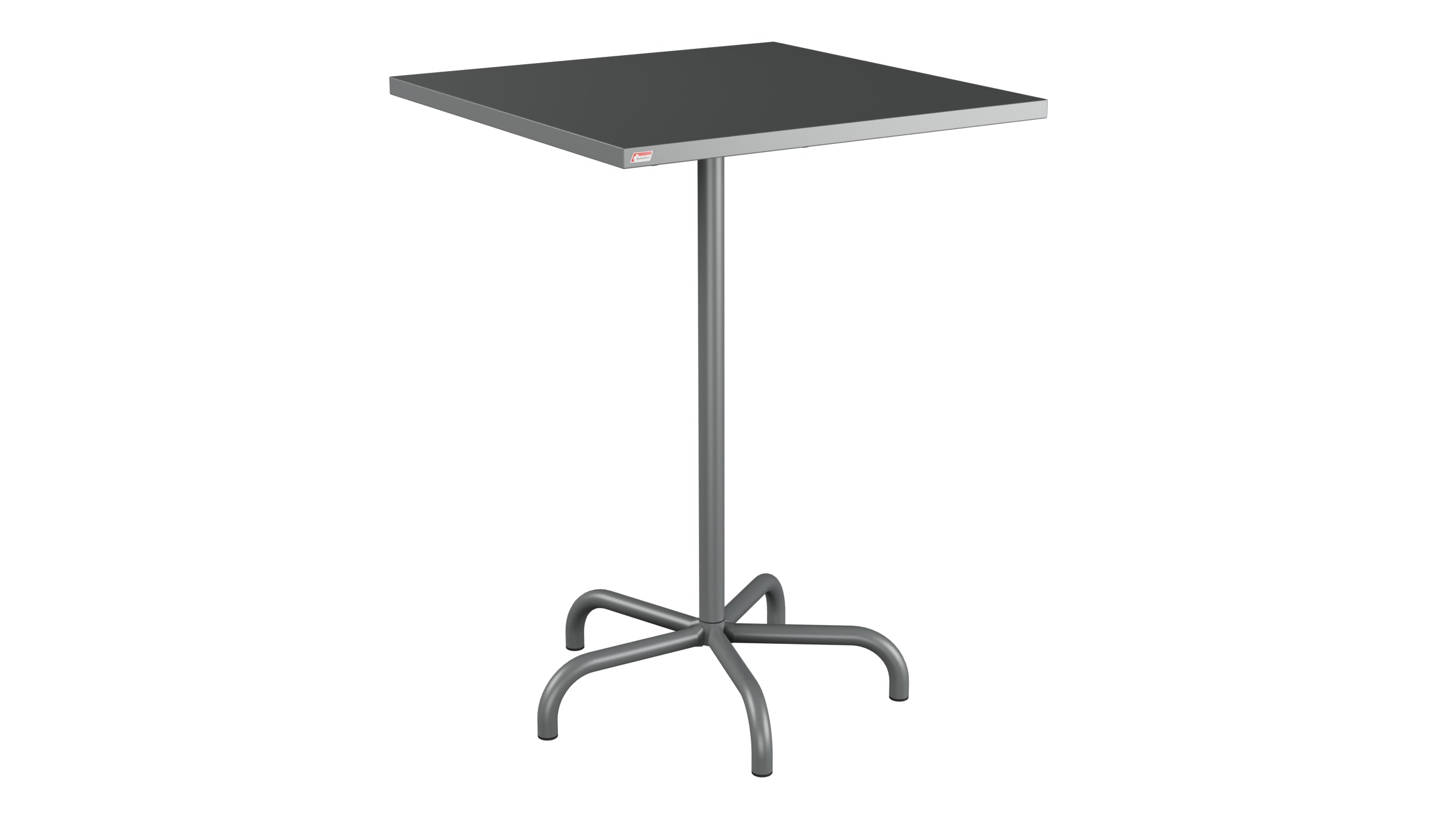 Säntis Metall-Stehtisch Outdoor 80x80 /110 klappbar in Graphit präsentiert im Onlineshop von KAQTU Design AG. Hochtisch Outdoor ist von Schaffner