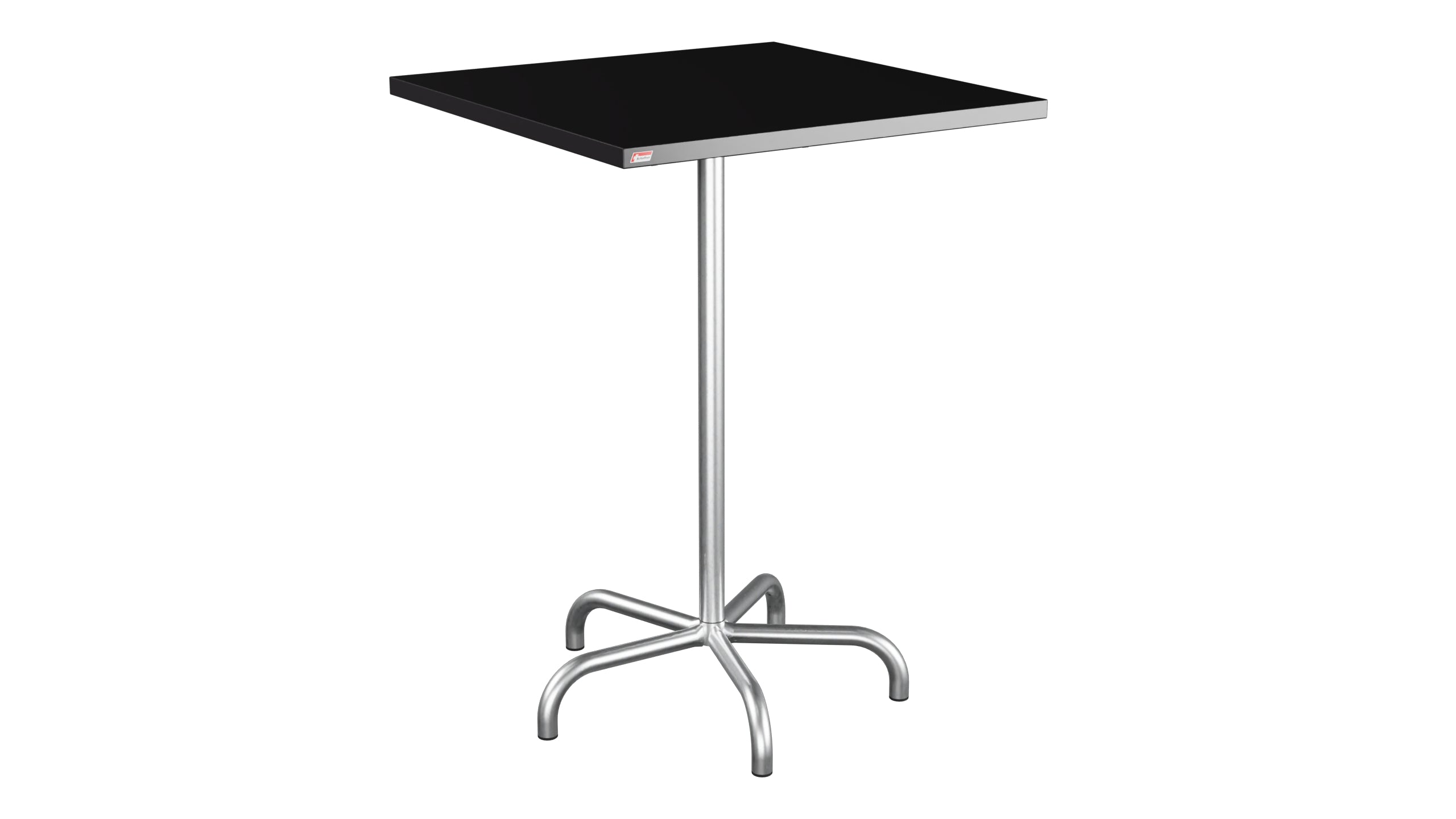 Table de bar en métal Säntis extérieur 80x80/110 pliable