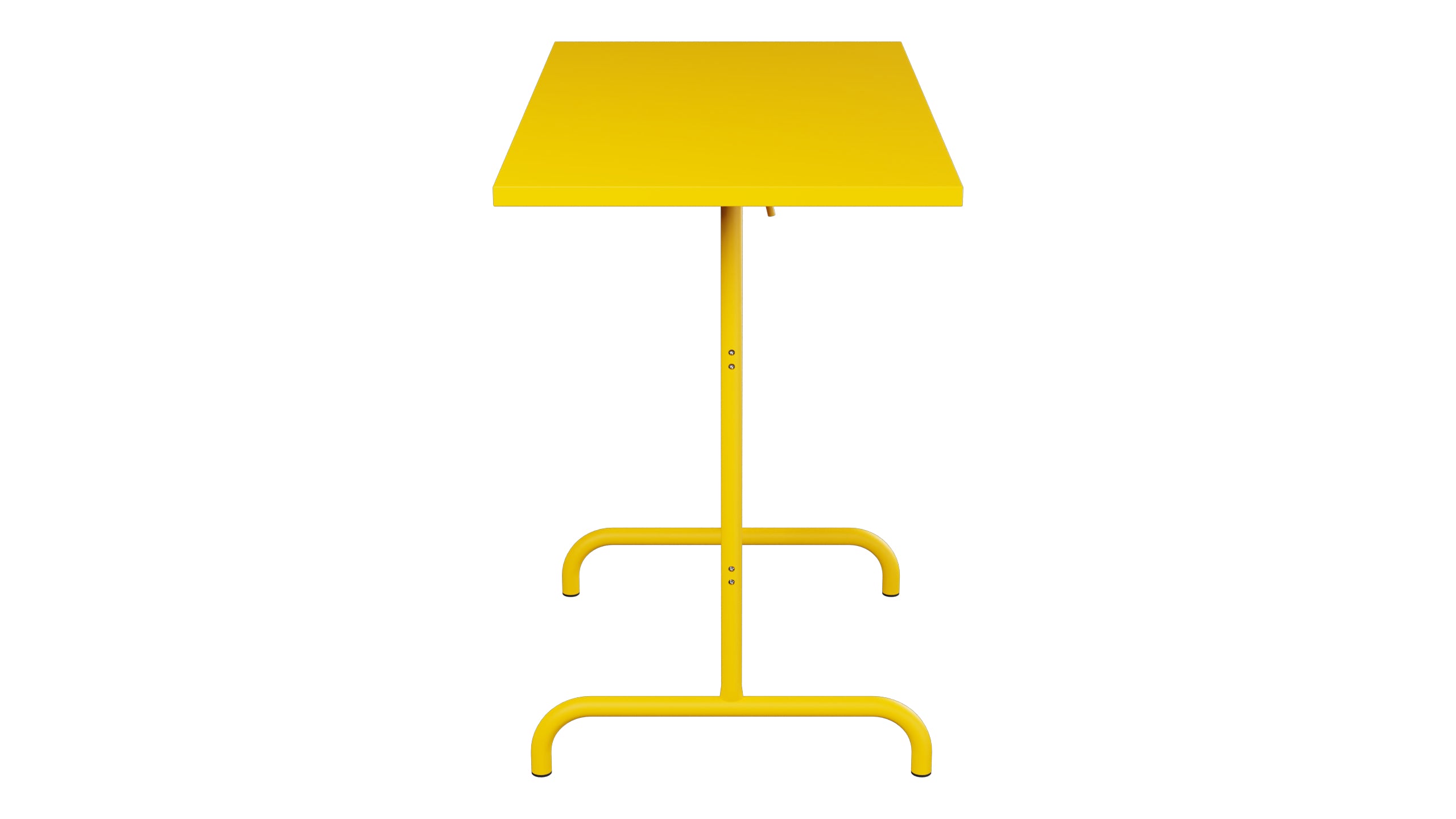 Säntis Metall-Stehtisch Outdoor 130x70 /110 klappbar in Gelb präsentiert im Onlineshop von KAQTU Design AG. Hochtisch Outdoor ist von Schaffner