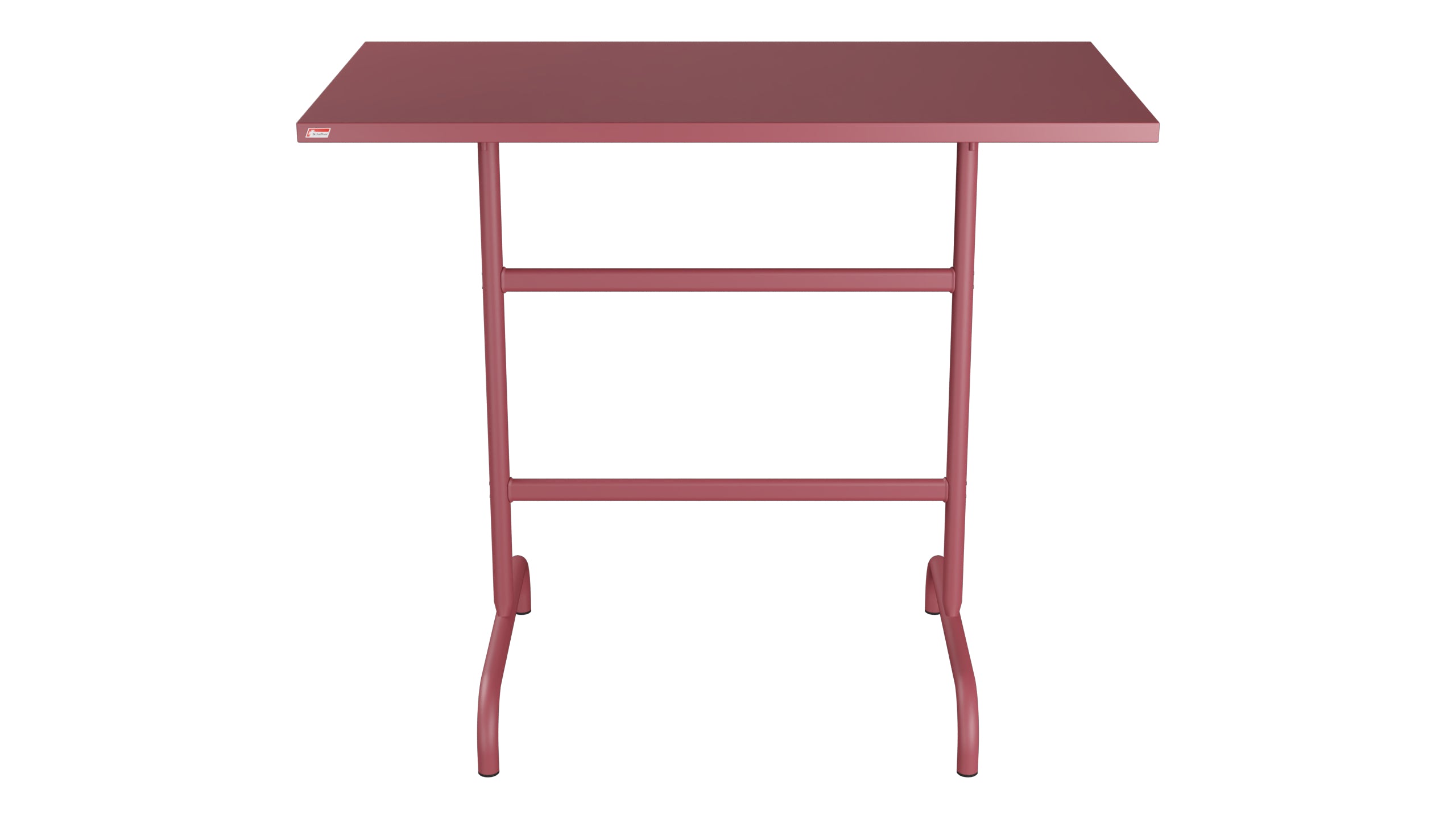 Säntis Metall-Stehtisch Outdoor 130x70 /110 klappbar in Bordeaux präsentiert im Onlineshop von KAQTU Design AG. Hochtisch Outdoor ist von Schaffner
