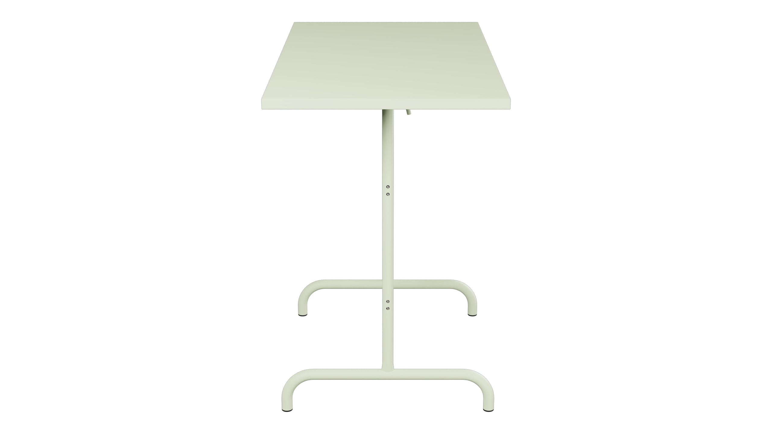Säntis Metall-Stehtisch Outdoor 130x70 /110 klappbar in Pastellgrün präsentiert im Onlineshop von KAQTU Design AG. Hochtisch Outdoor ist von Schaffner