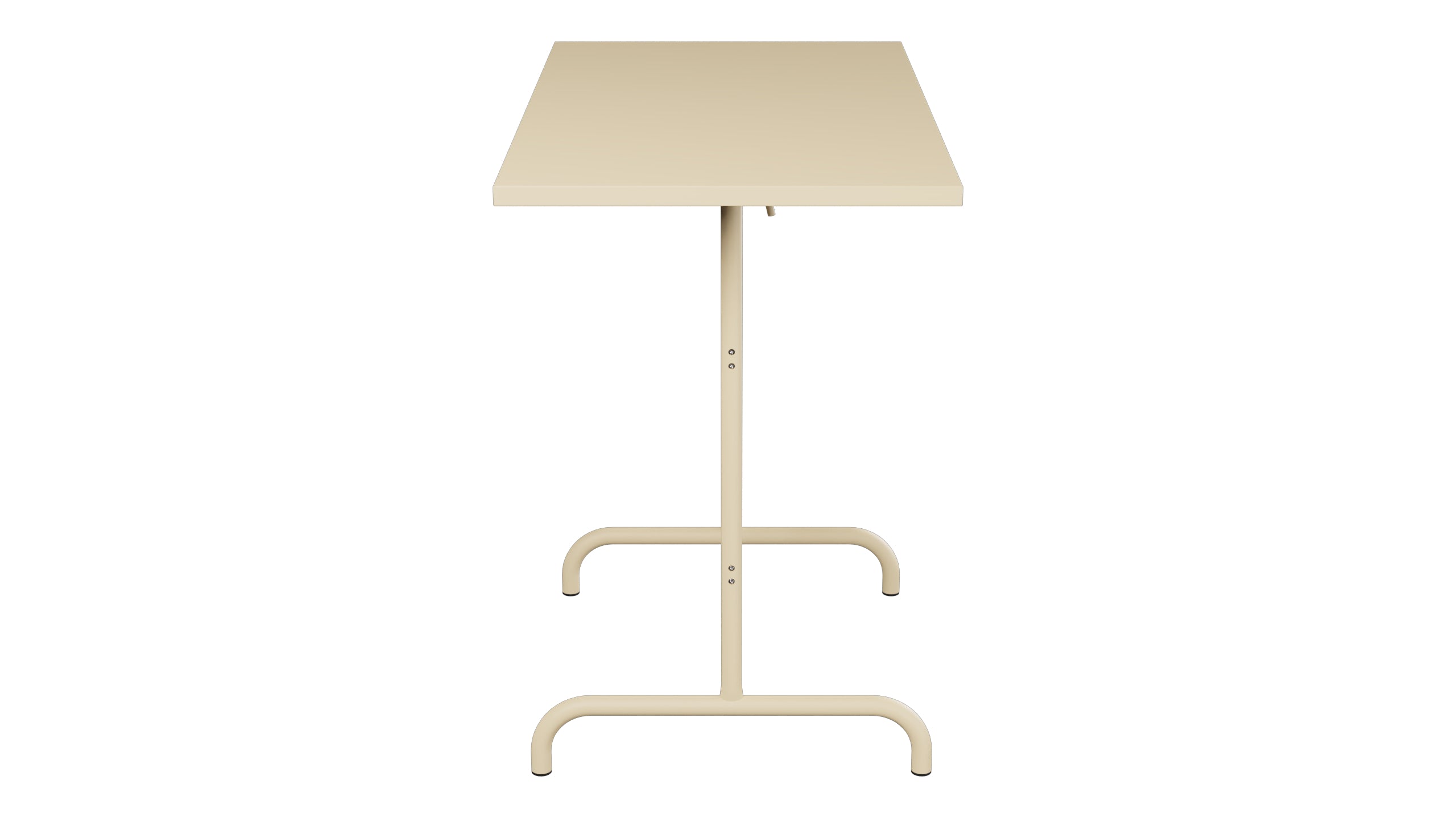 Säntis Metall-Stehtisch Outdoor 130x70 /110 klappbar in Pastellbraun präsentiert im Onlineshop von KAQTU Design AG. Hochtisch Outdoor ist von Schaffner