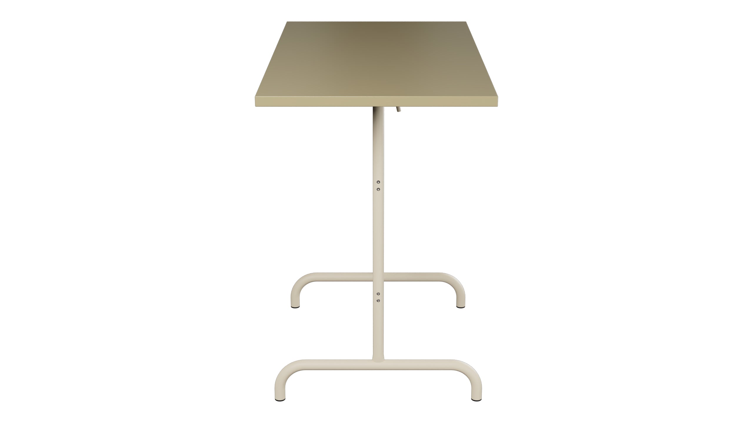 Säntis Metall-Stehtisch Outdoor 130x70 /110 klappbar in Champagner präsentiert im Onlineshop von KAQTU Design AG. Hochtisch Outdoor ist von Schaffner