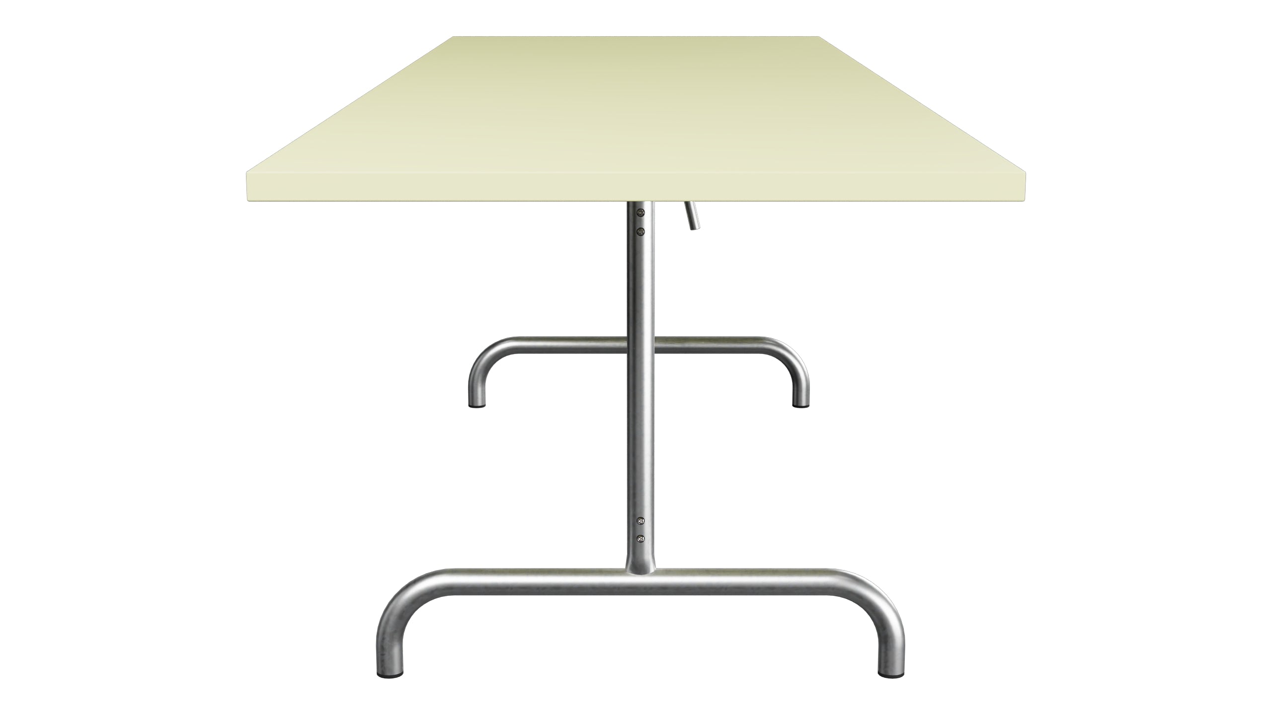 Säntis Metall-Gartentisch 240x80 klappbar in Buchsbaumgelb präsentiert im Onlineshop von KAQTU Design AG. Gartentisch ist von Schaffner