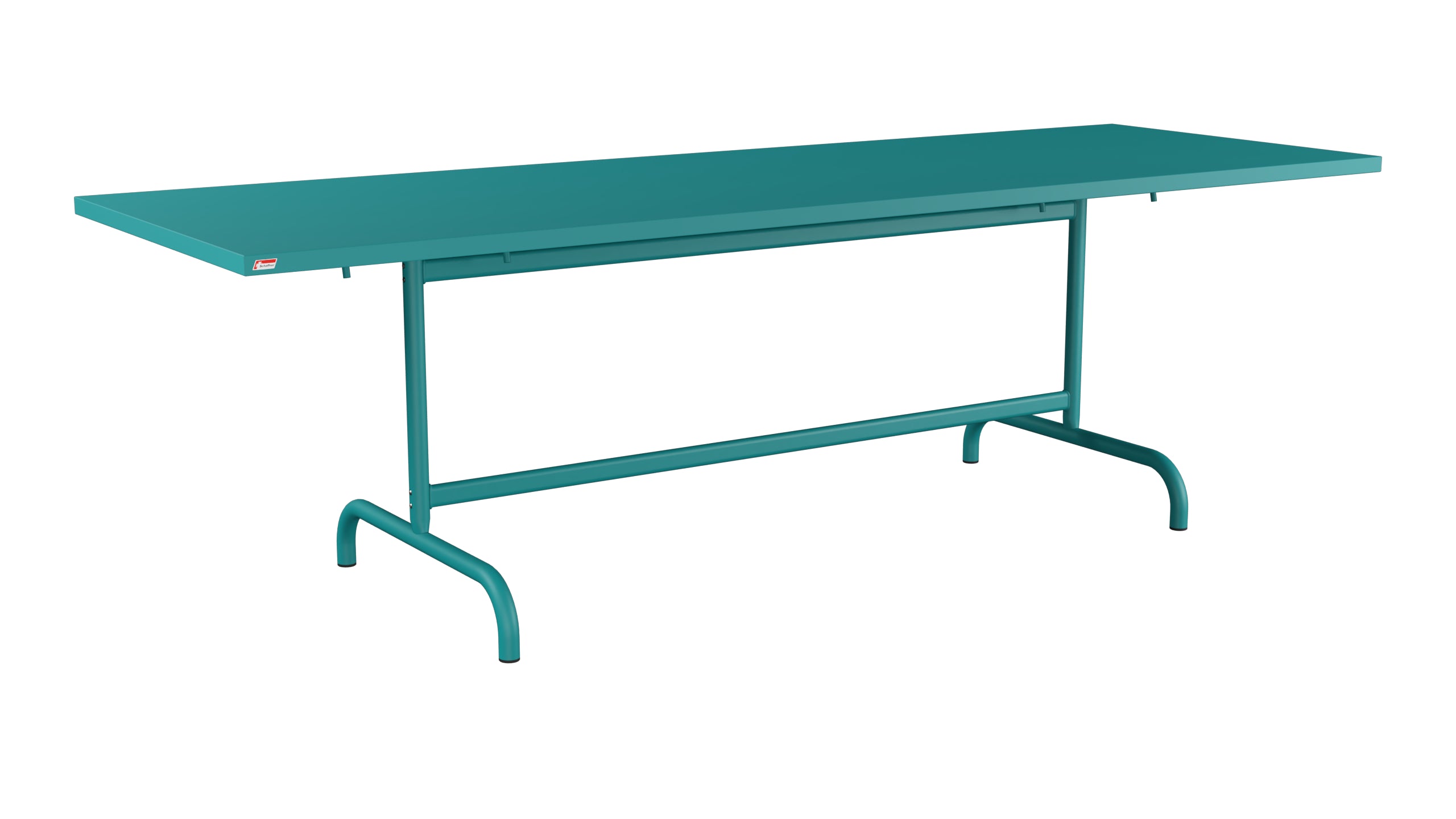 Säntis Metall-Gartentisch 240x80 klappbar in Kaliblau präsentiert im Onlineshop von KAQTU Design AG. Gartentisch ist von Schaffner