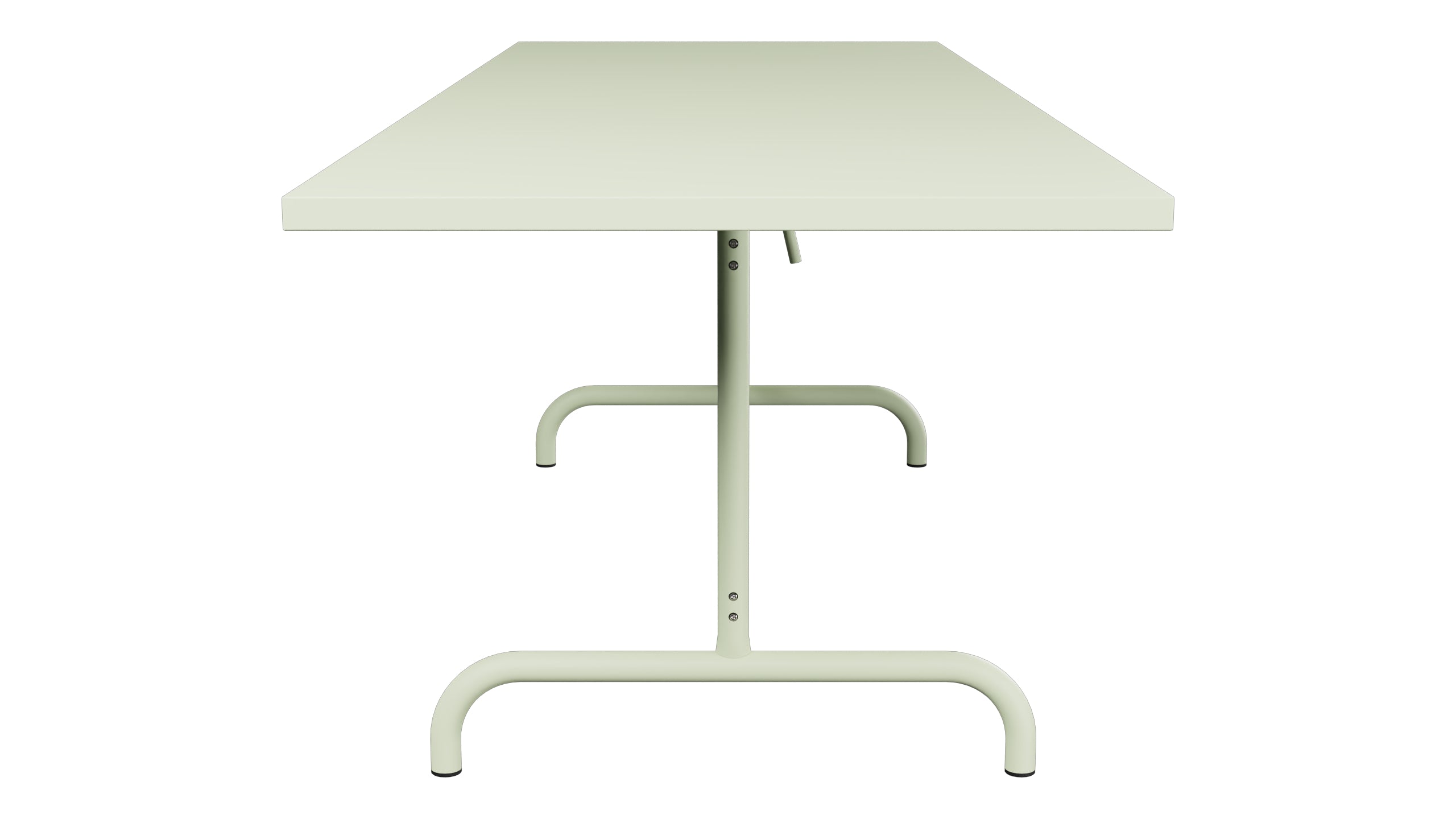 Säntis Metall-Gartentisch 240x80 klappbar in Pastellgrün präsentiert im Onlineshop von KAQTU Design AG. Gartentisch ist von Schaffner