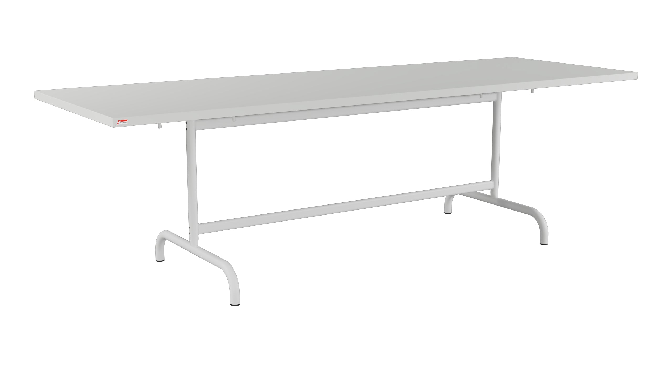 Säntis Metall-Gartentisch 240x80 klappbar in Alusilber präsentiert im Onlineshop von KAQTU Design AG. Gartentisch ist von Schaffner