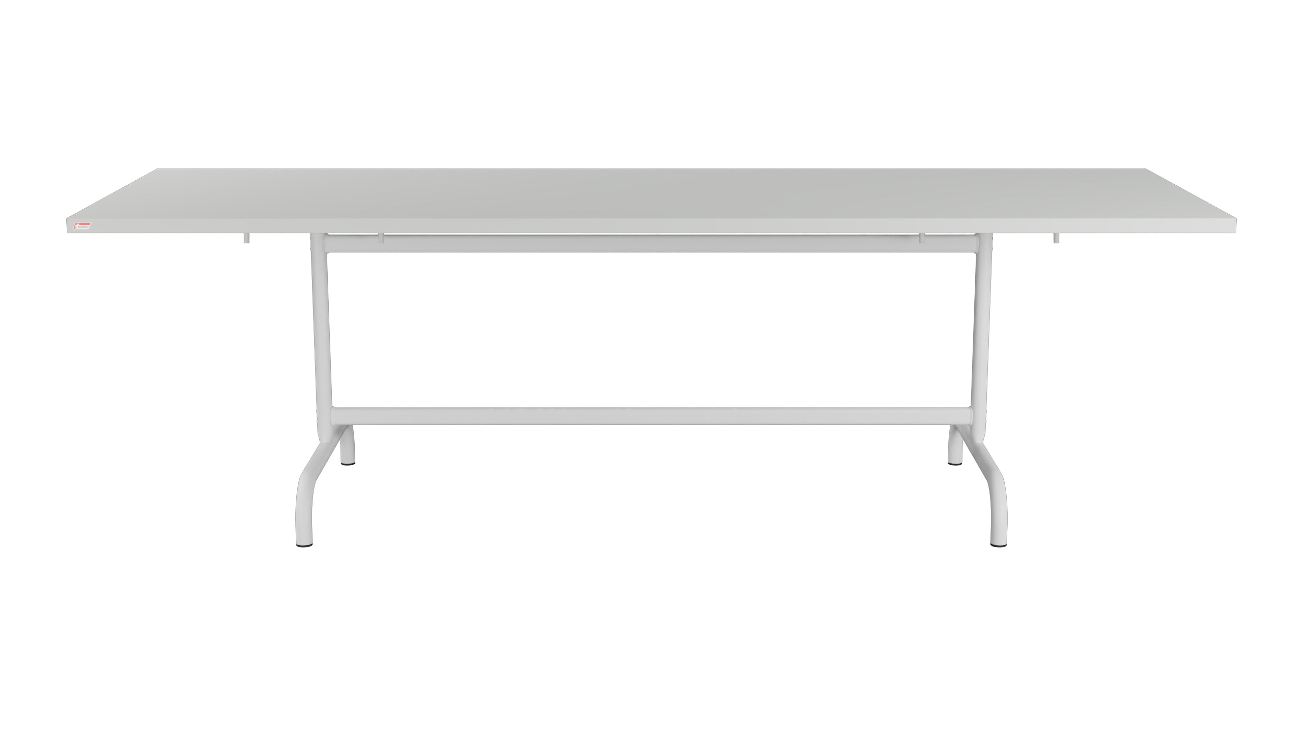 Säntis Metall-Gartentisch 240x80 klappbar in Alusilber präsentiert im Onlineshop von KAQTU Design AG. Gartentisch ist von Schaffner