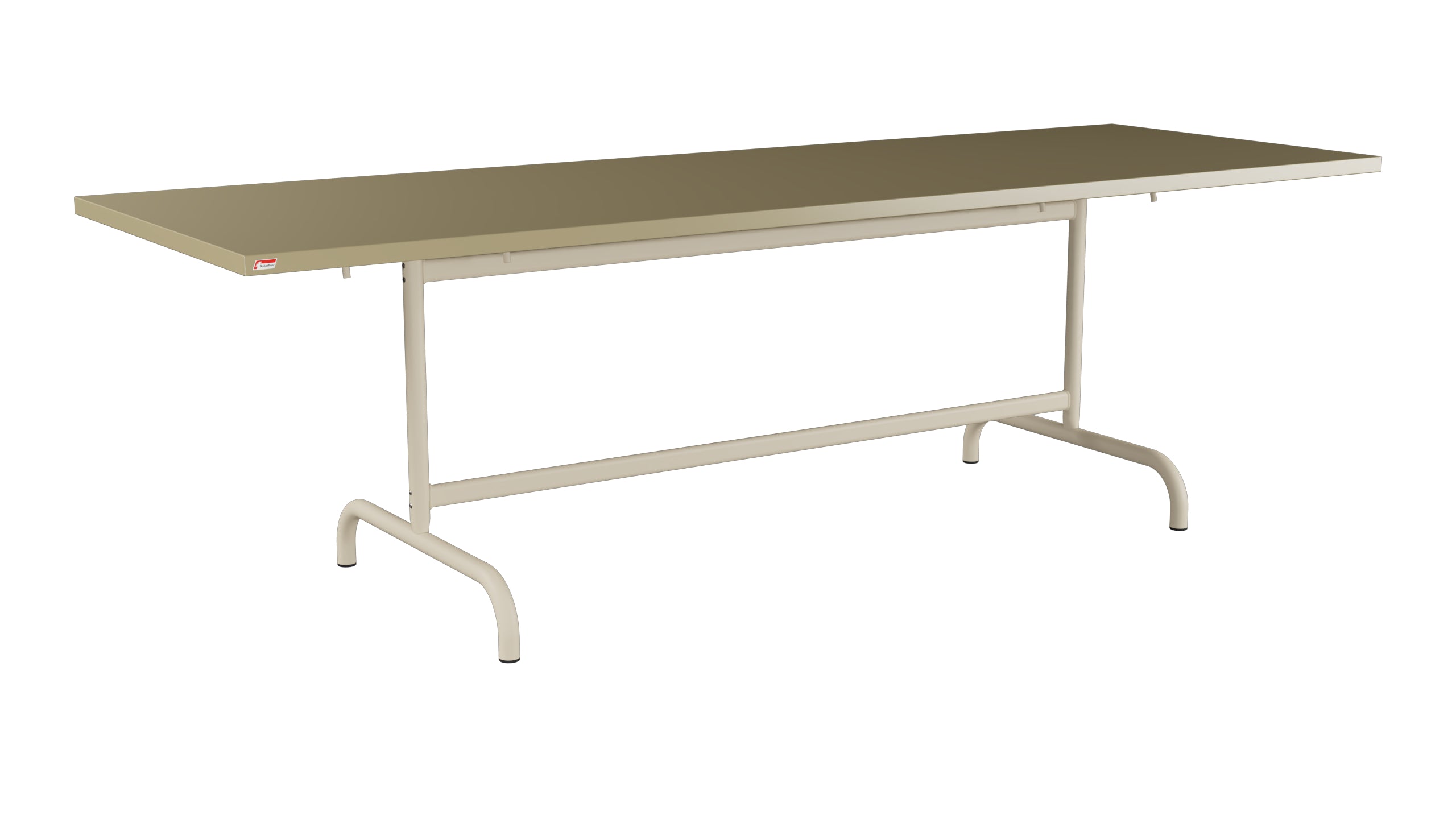 Säntis Metall-Gartentisch 240x80 klappbar in Champagner präsentiert im Onlineshop von KAQTU Design AG. Gartentisch ist von Schaffner