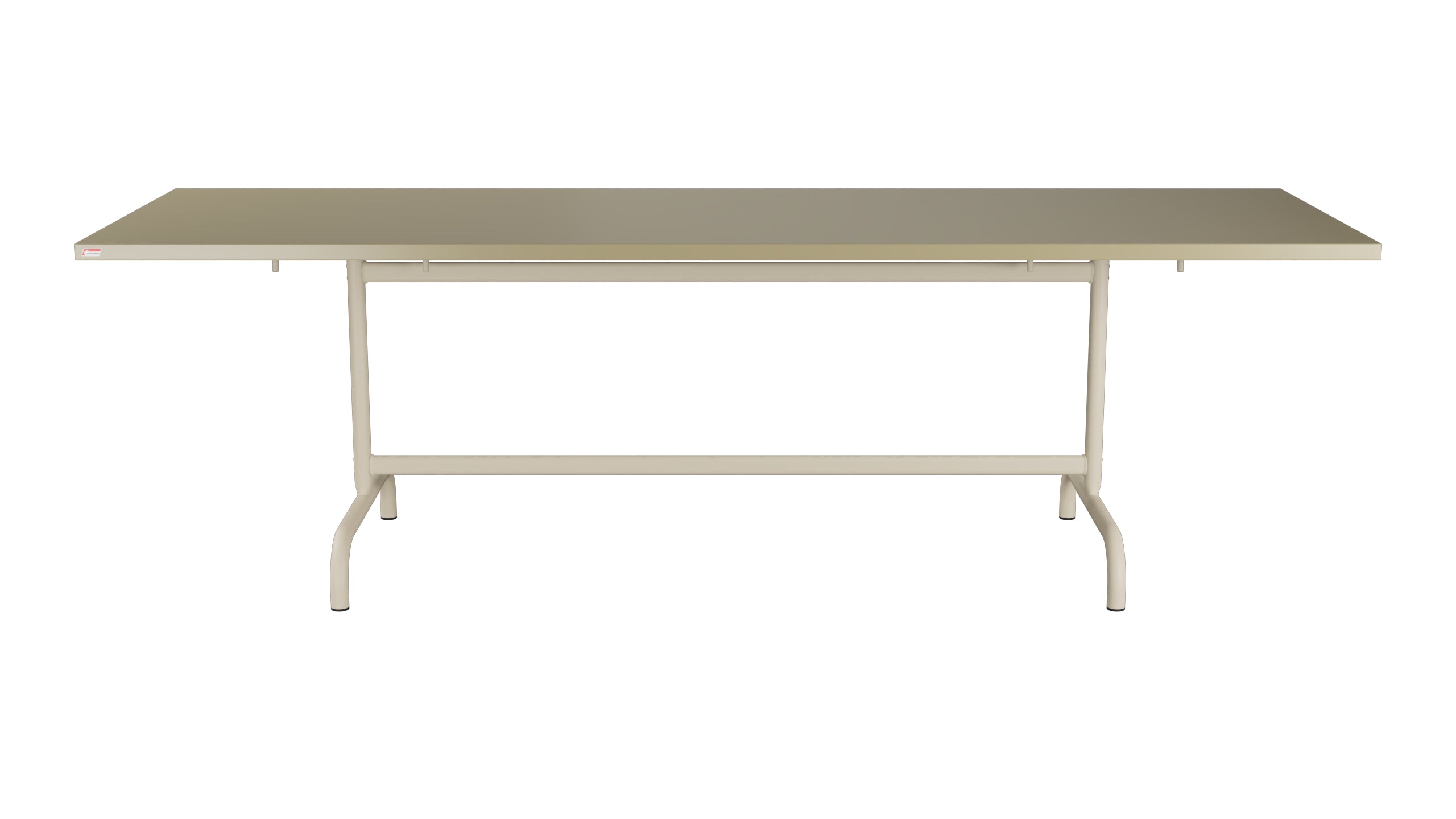 Säntis Metall-Gartentisch 240x80 klappbar in Champagner präsentiert im Onlineshop von KAQTU Design AG. Gartentisch ist von Schaffner