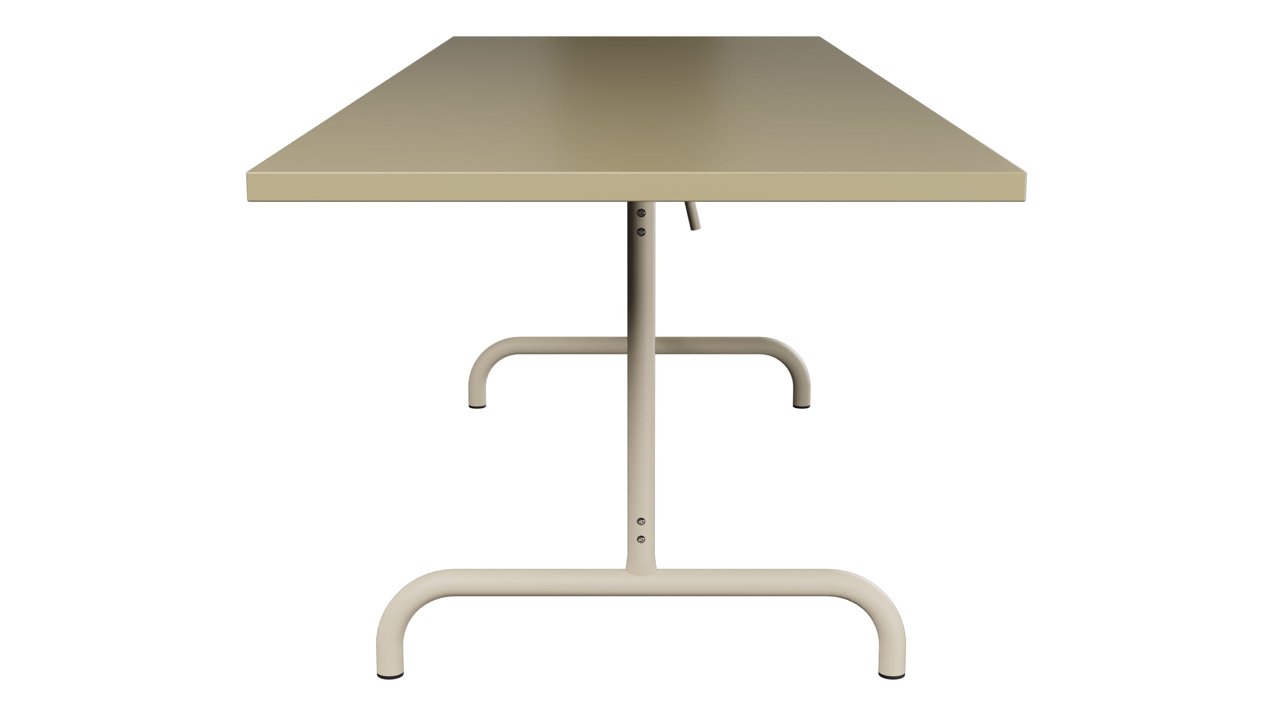 Säntis Metall-Gartentisch 240x80 klappbar in Champagner präsentiert im Onlineshop von KAQTU Design AG. Gartentisch ist von Schaffner