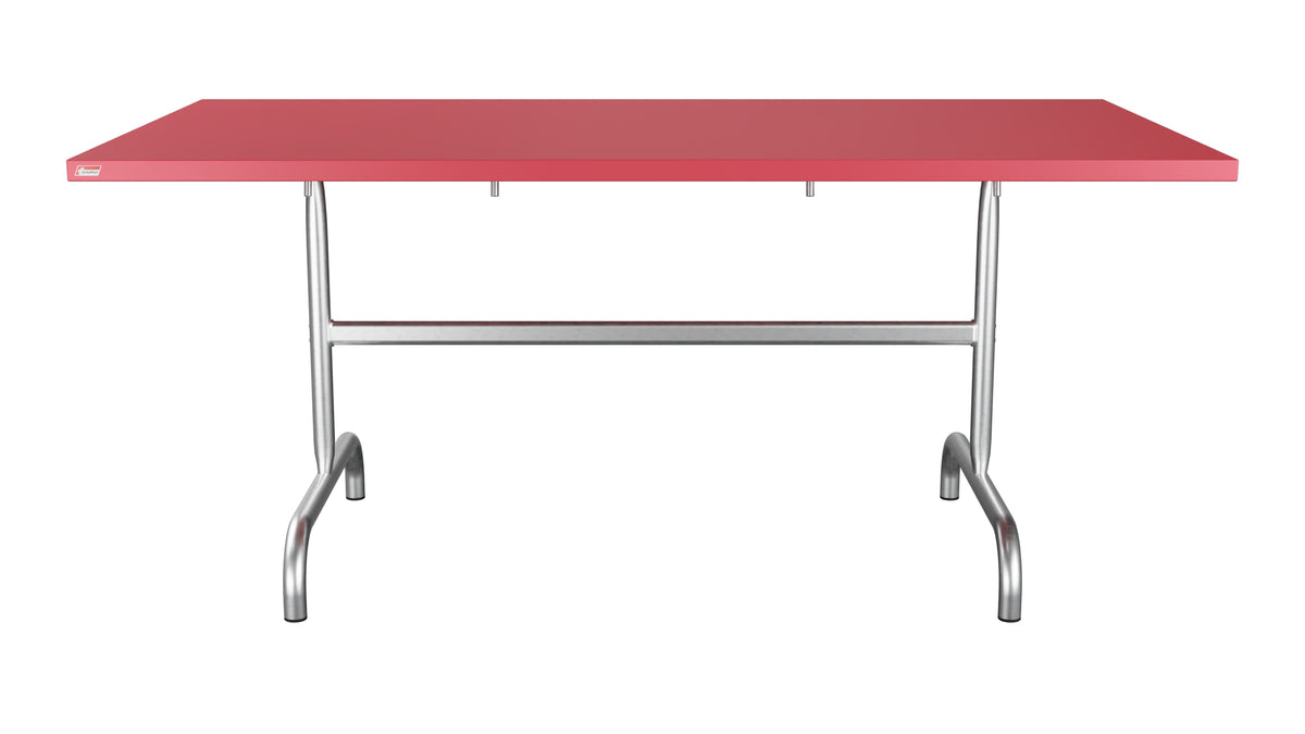 Säntis Metall-Gartentisch 165x90 klappbar in Ahornrot präsentiert im Onlineshop von KAQTU Design AG. Gartentisch ist von Schaffner