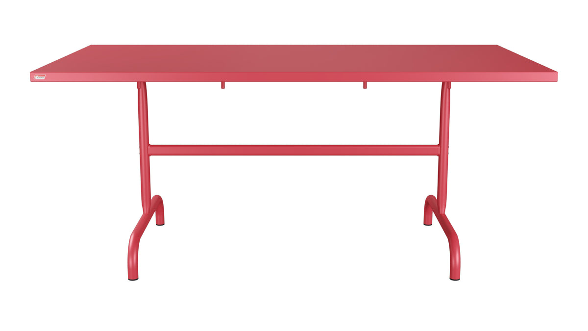 Säntis Metall-Gartentisch 165x90 klappbar in Ahornrot präsentiert im Onlineshop von KAQTU Design AG. Gartentisch ist von Schaffner