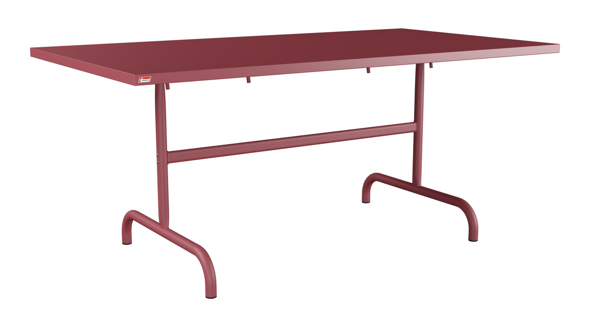 Säntis Metall-Gartentisch 165x90 klappbar in Bordeaux präsentiert im Onlineshop von KAQTU Design AG. Gartentisch ist von Schaffner