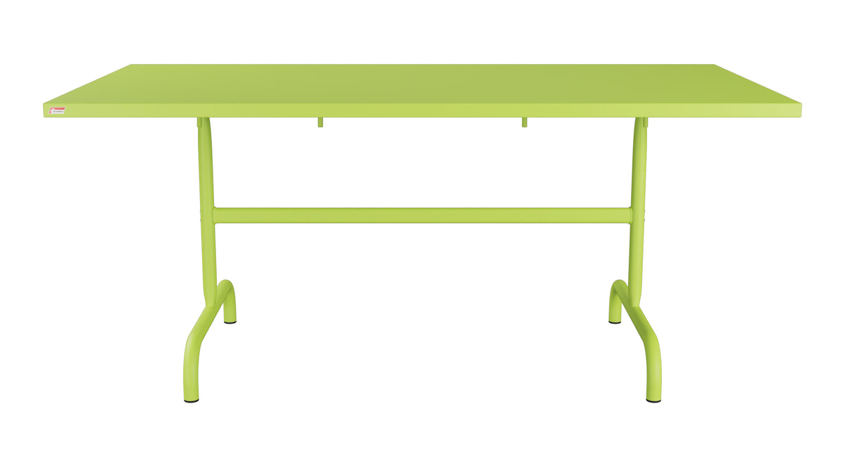 Säntis Metall-Gartentisch 165x90 klappbar in Hellgrün präsentiert im Onlineshop von KAQTU Design AG. Gartentisch ist von Schaffner